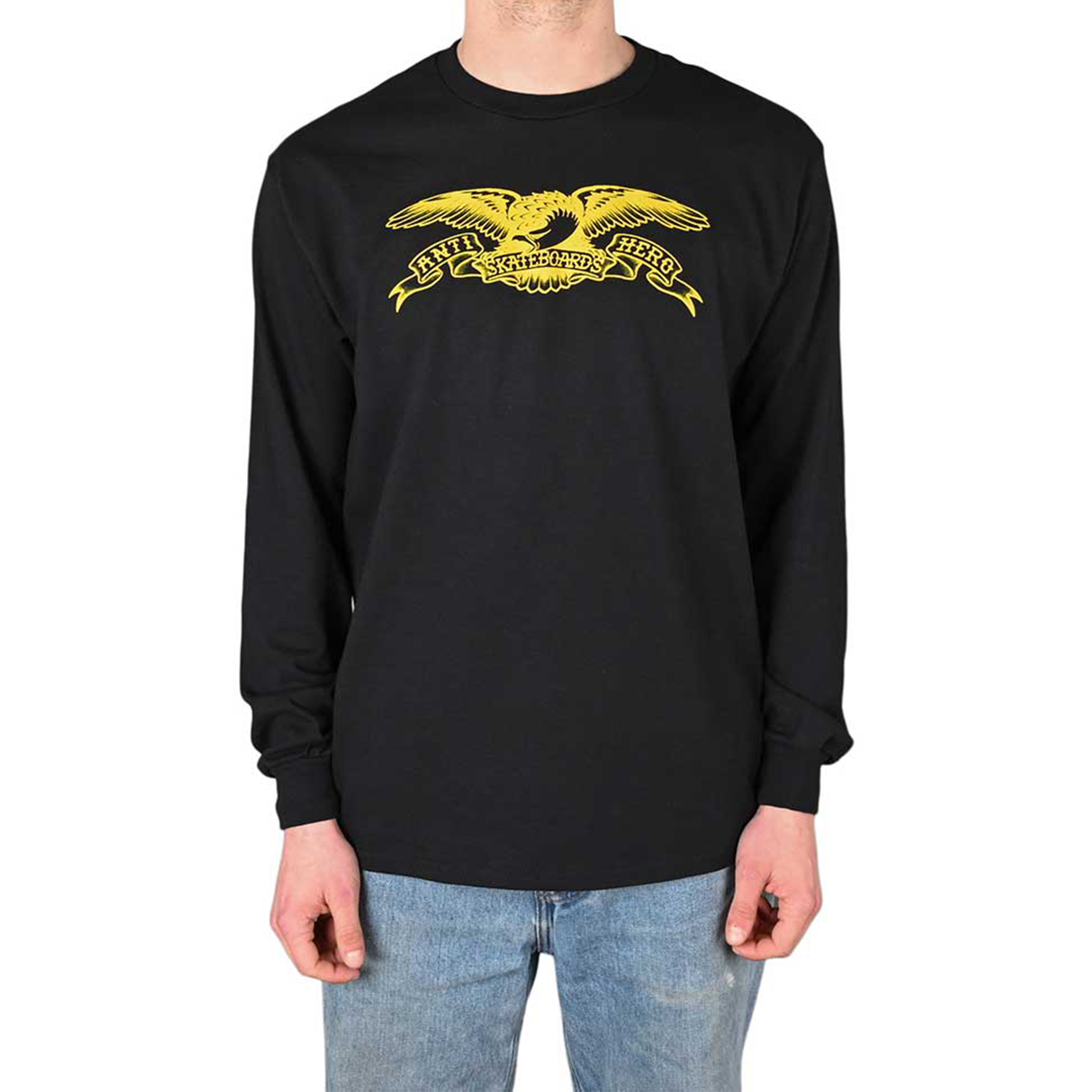 Antihero Basic Eagle Long Sleeve Black/Gold