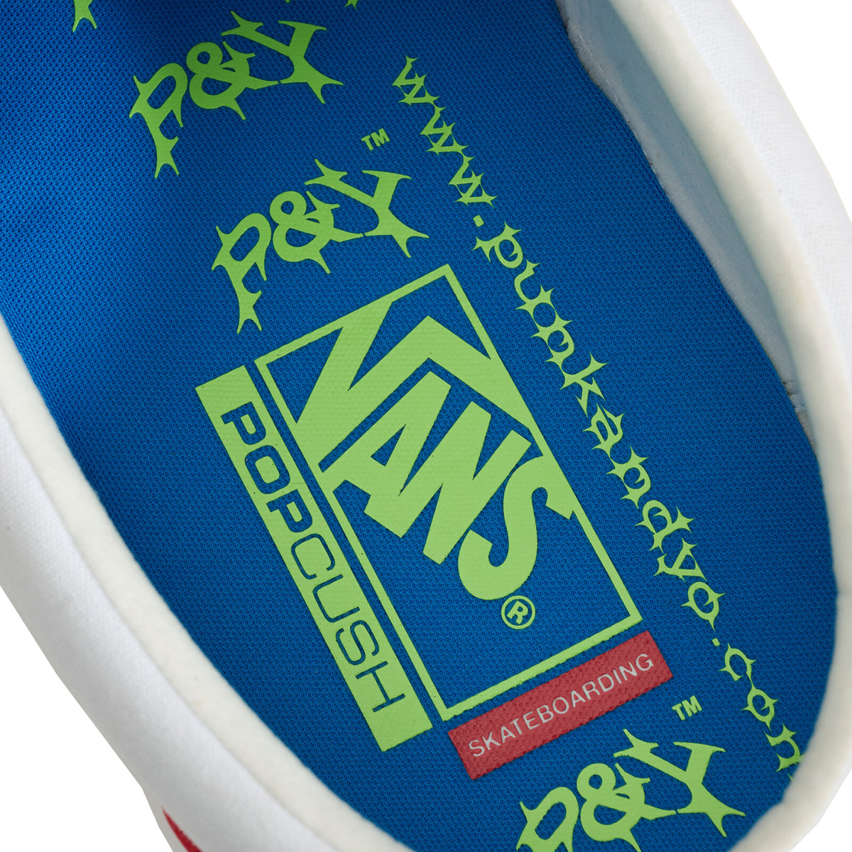 Vans x Punkandyo Slip On Shoes Black/White