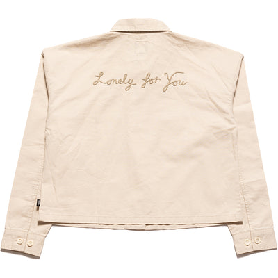 Vans Lonely For You Helena Long Shacket Antique White