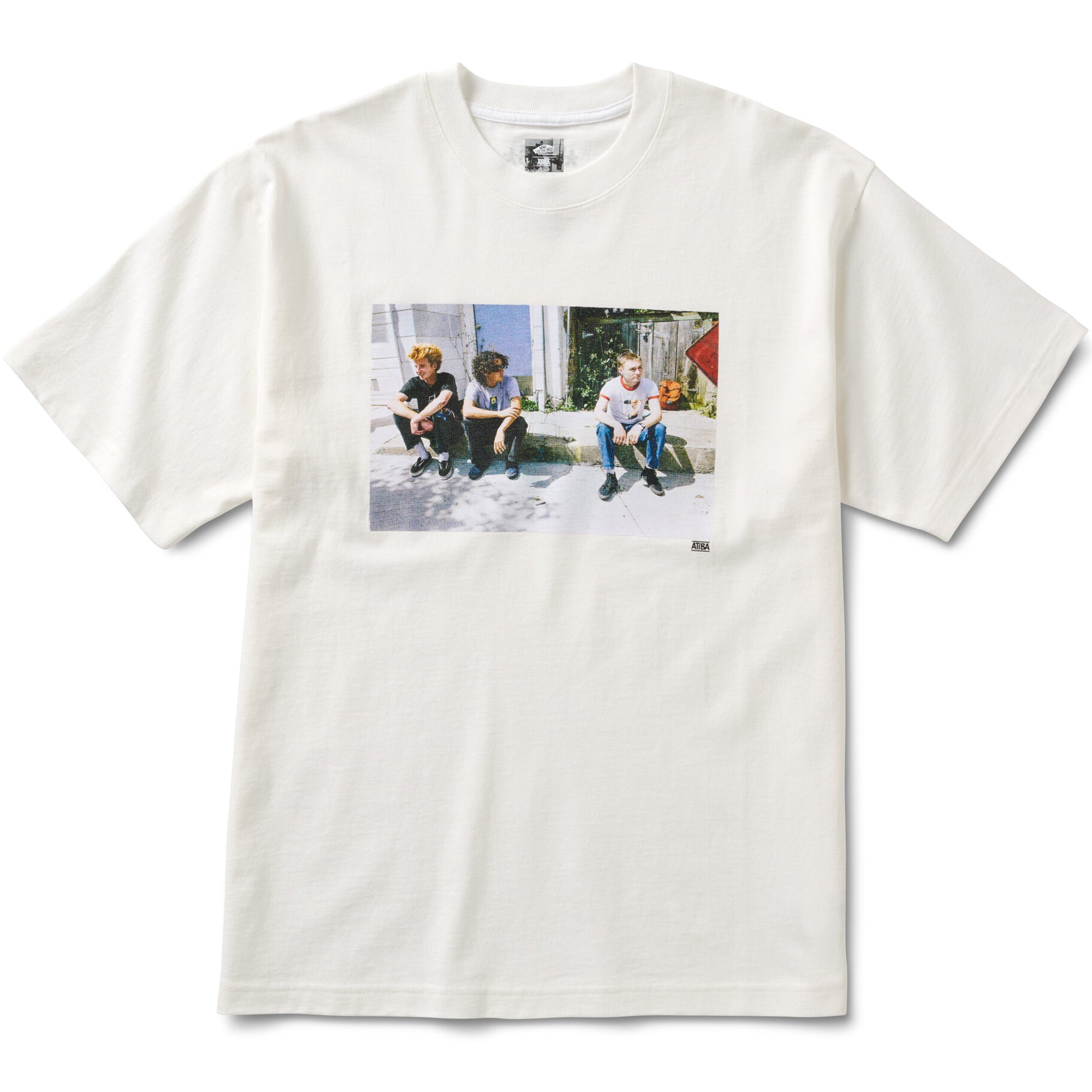 Vans Skate Atiba Haze Curb Crew Tee White