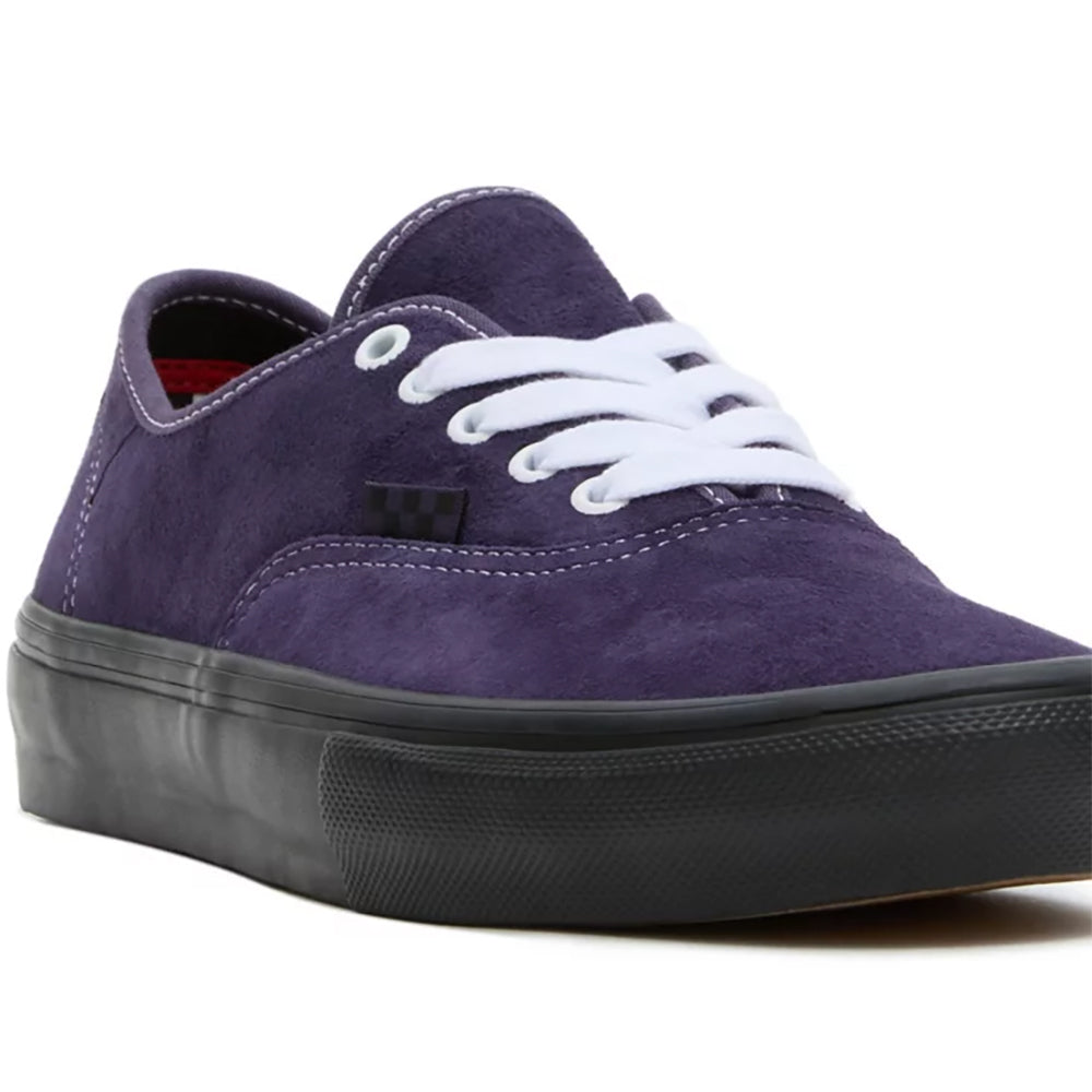 Vans Skate Authentic Shoes Pig Suede Dark Purple/Black