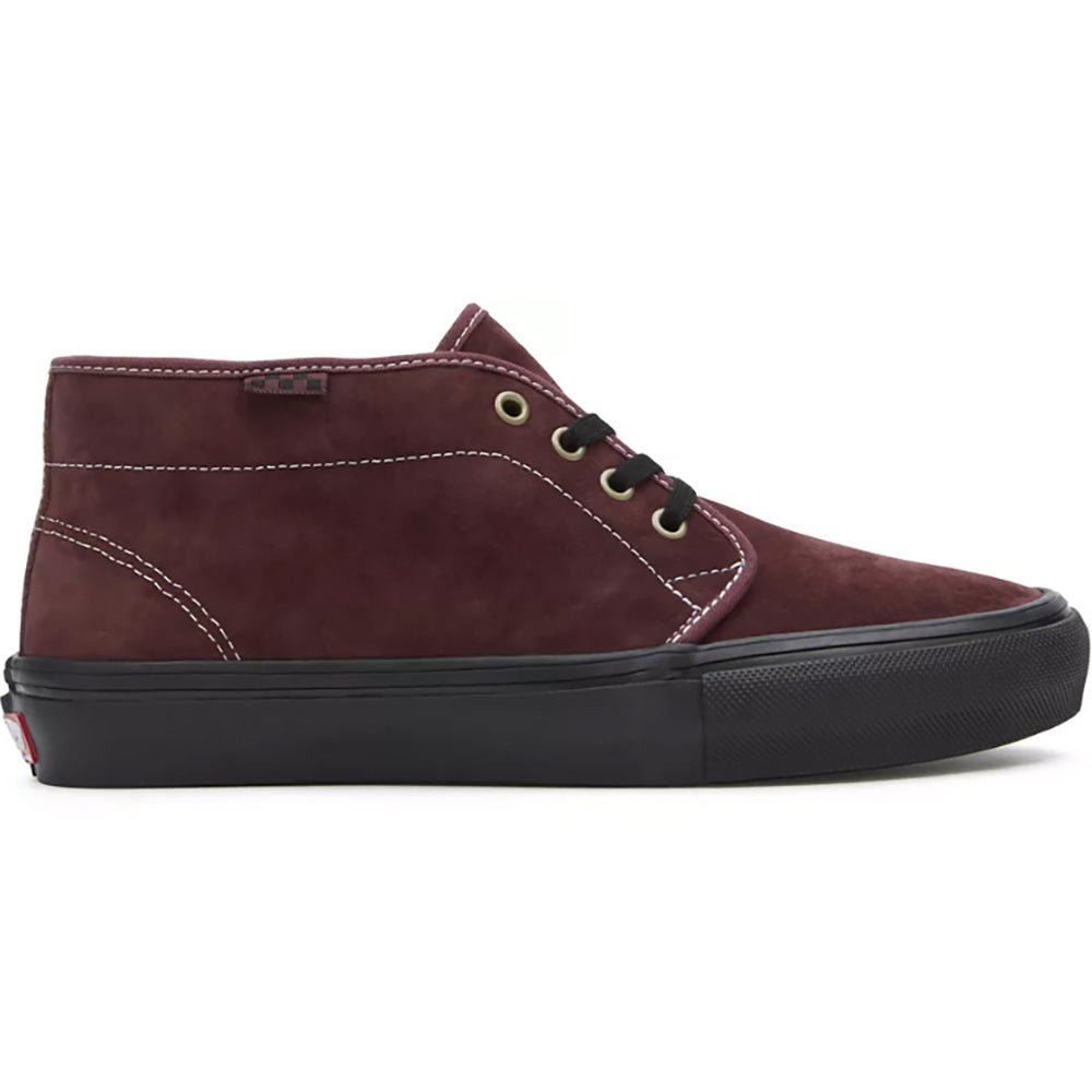 Vans Skate Chukka Shoes Dark Red/Black