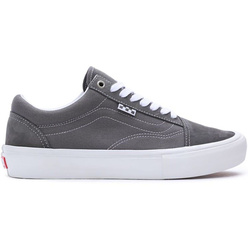 Vans Skate Old Skool Shoes Pewter/True White