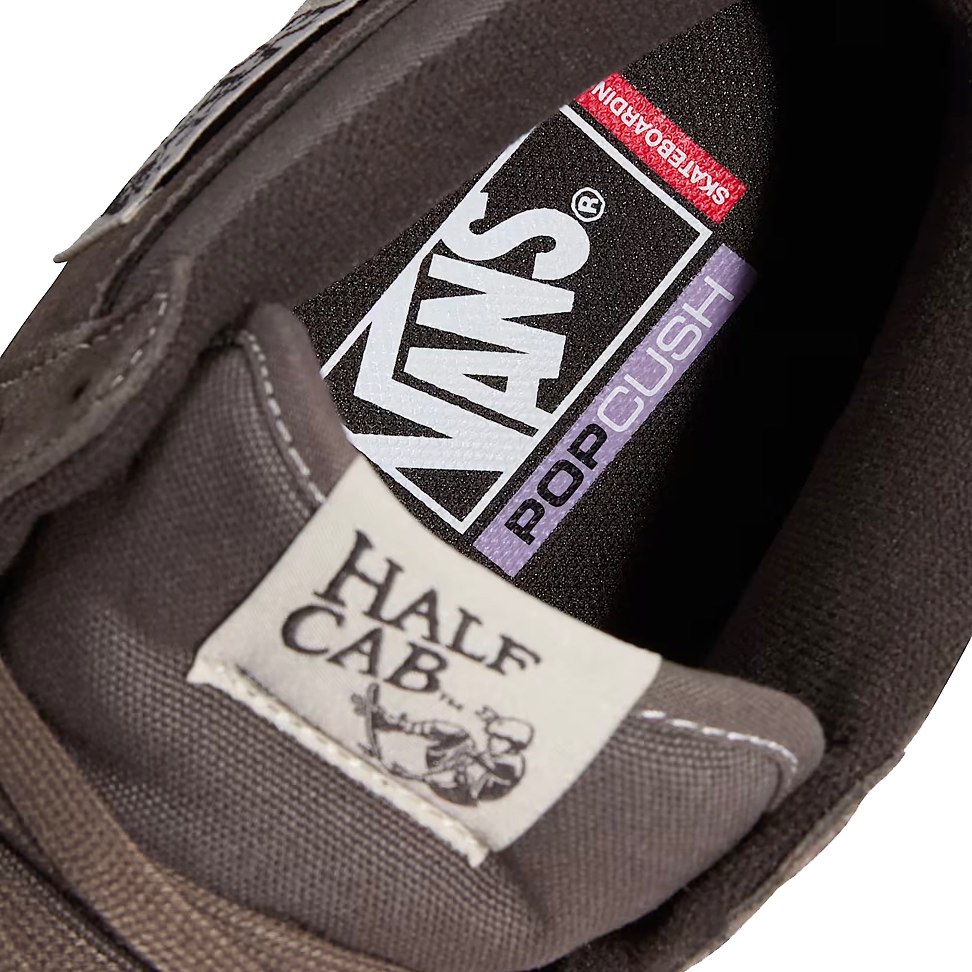 Vans Skate Half Cab Shoes Walnut/Gum