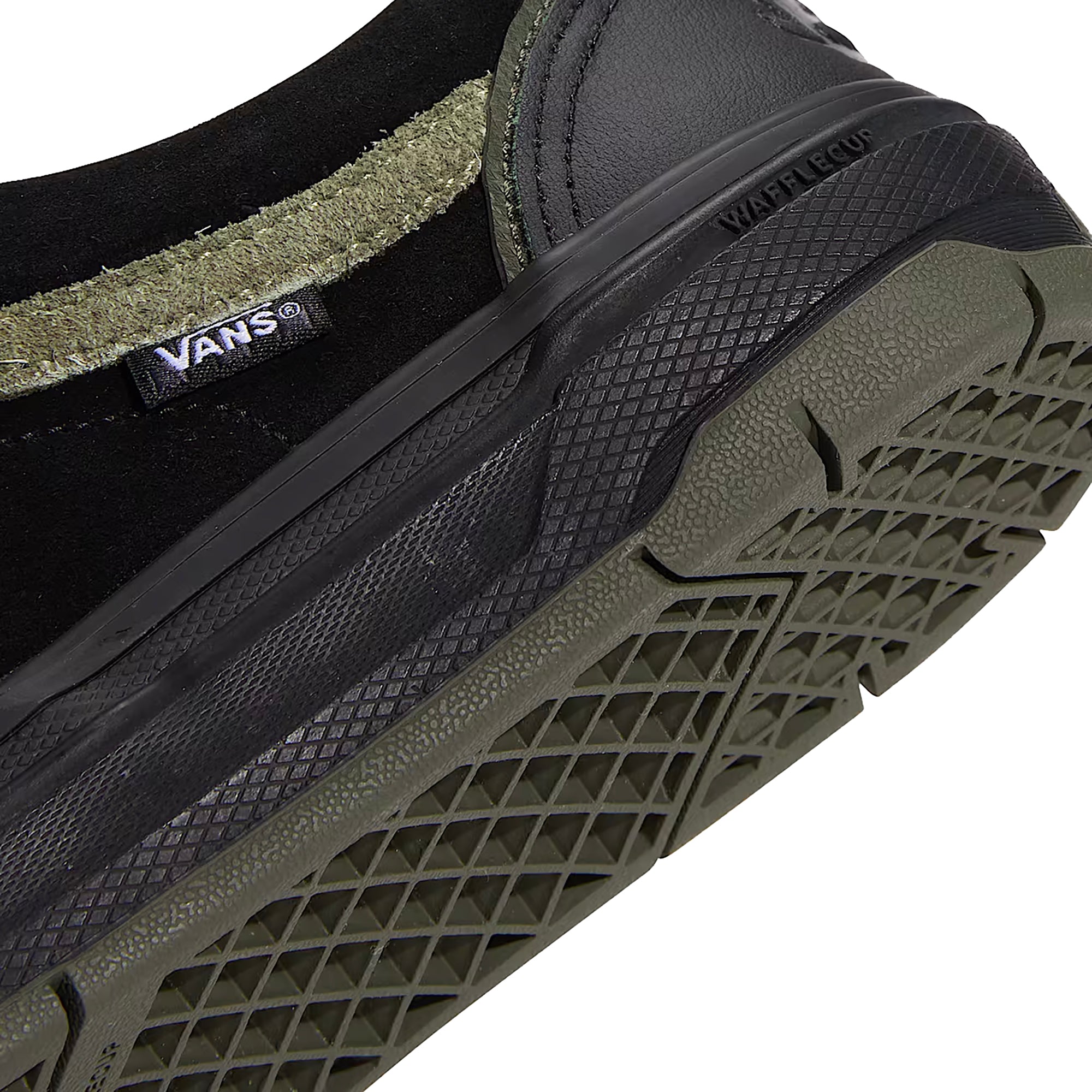 Vans Skate Old Skool Wafflecup Willow Shoes Green/Black