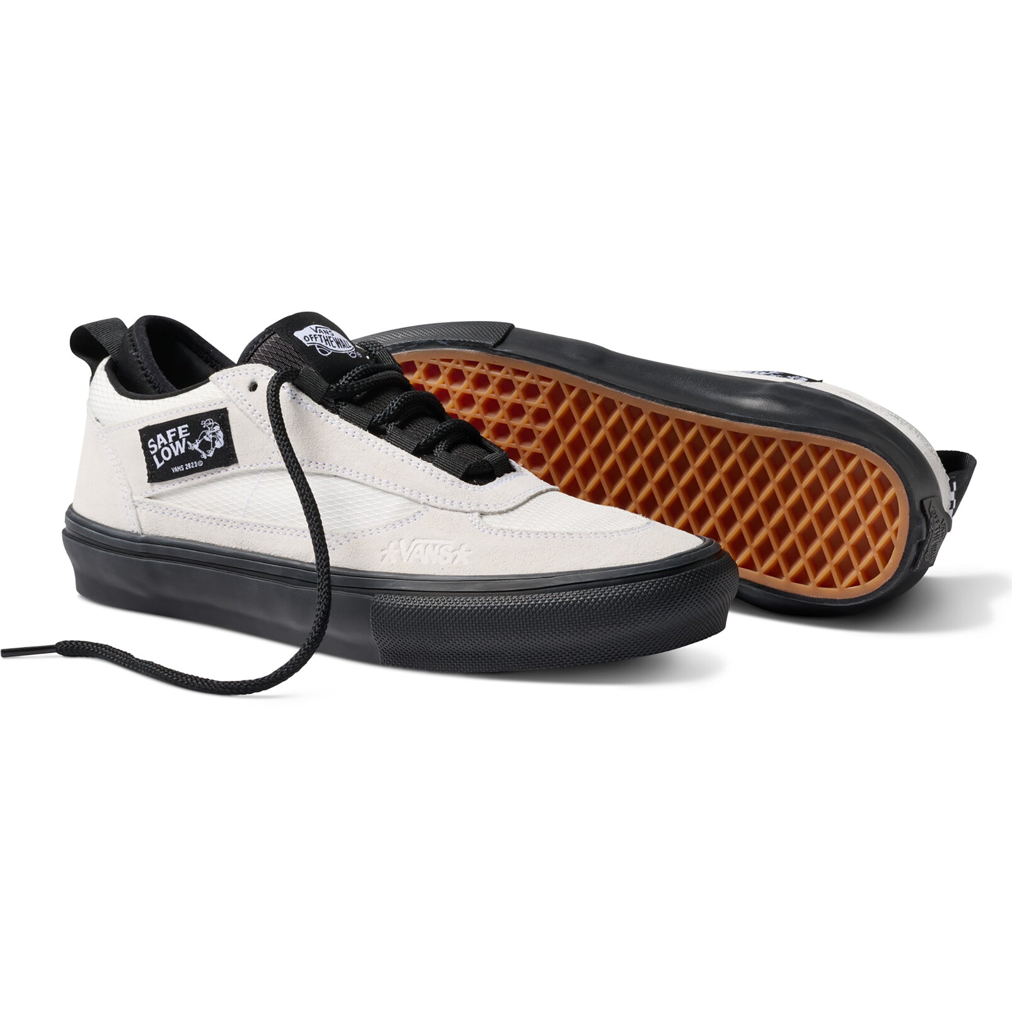 Vans Skate Safe Low Atiba Shoes Bone White/Black