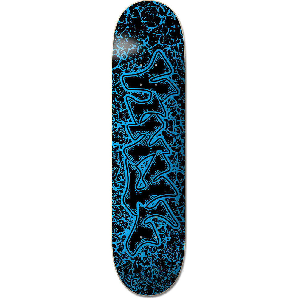 Vinyl Blue Splat Skateboard Deck 8.25"
