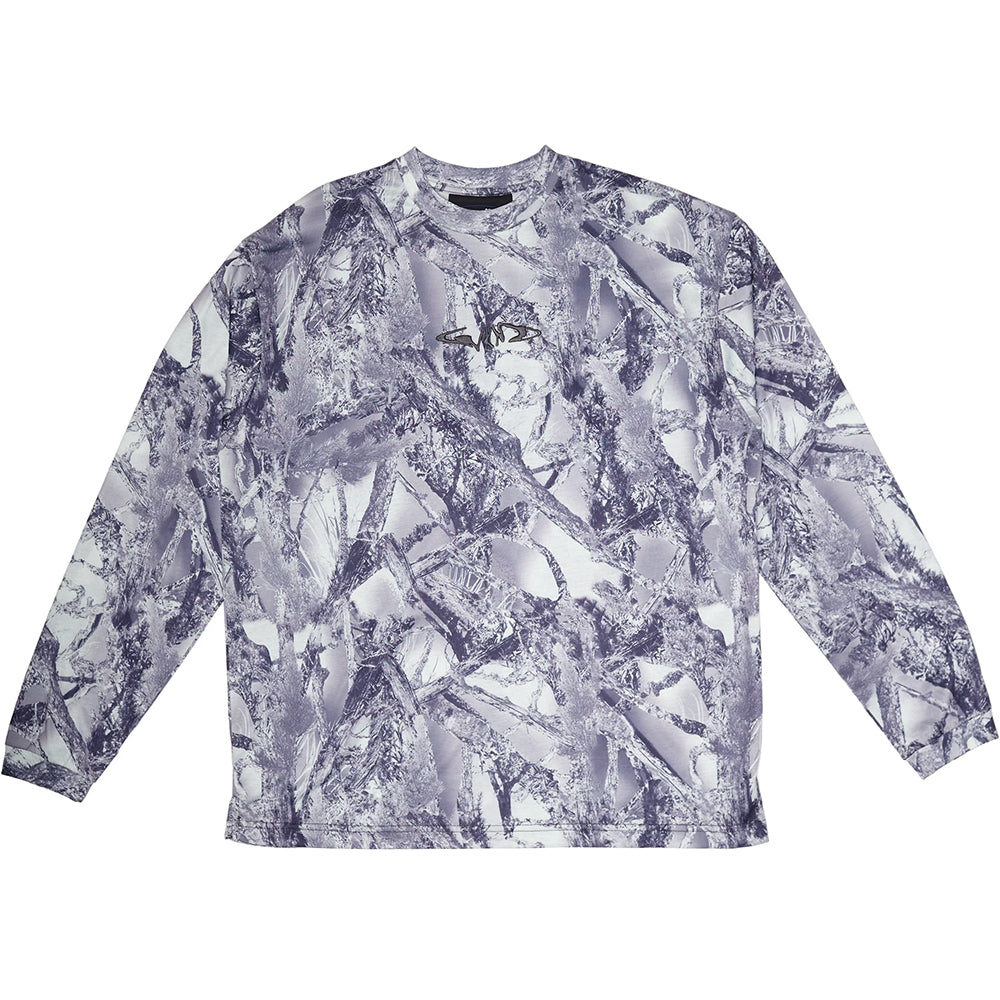 WKND Camo Long Sleeve Silver