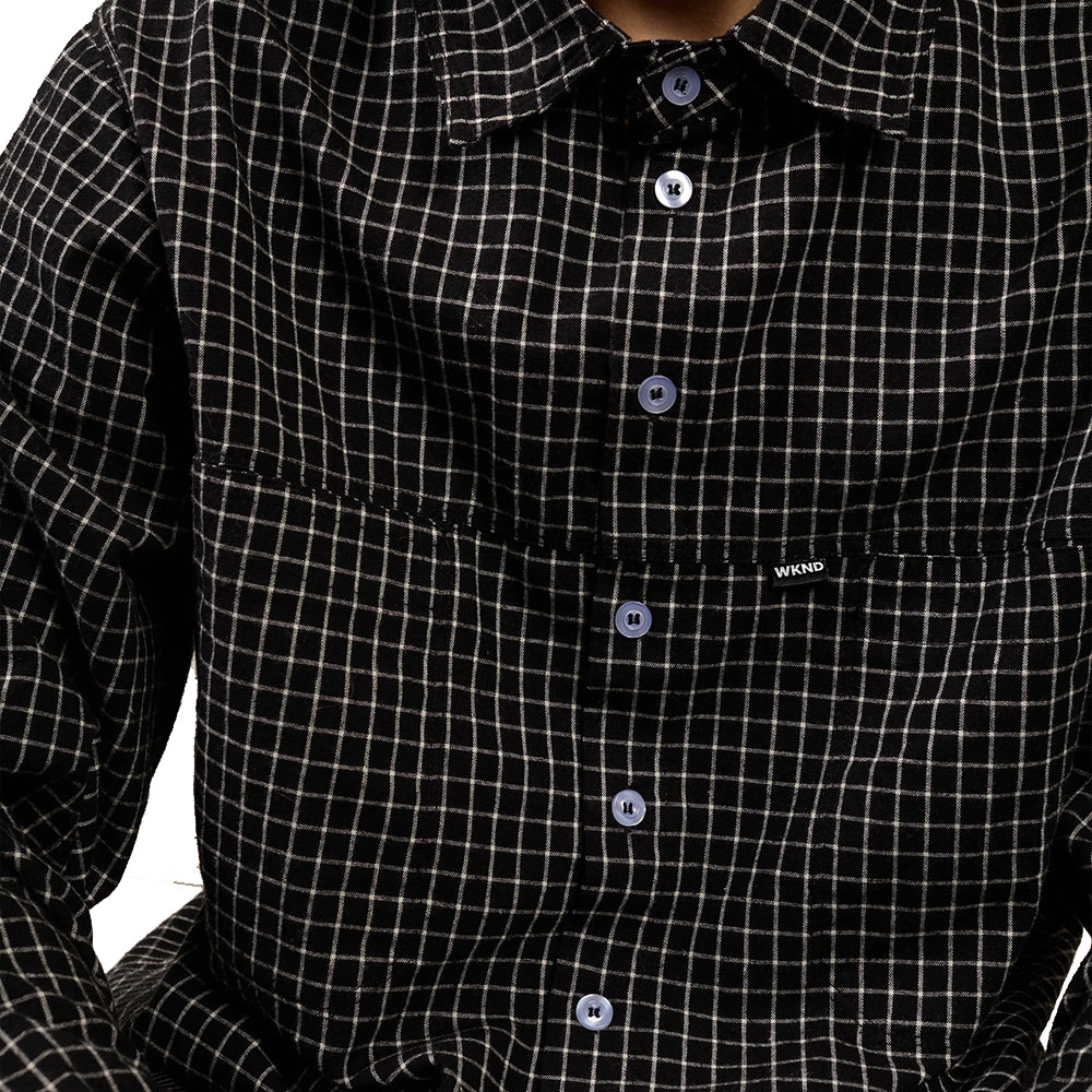 WKND RR Shirt Black Check