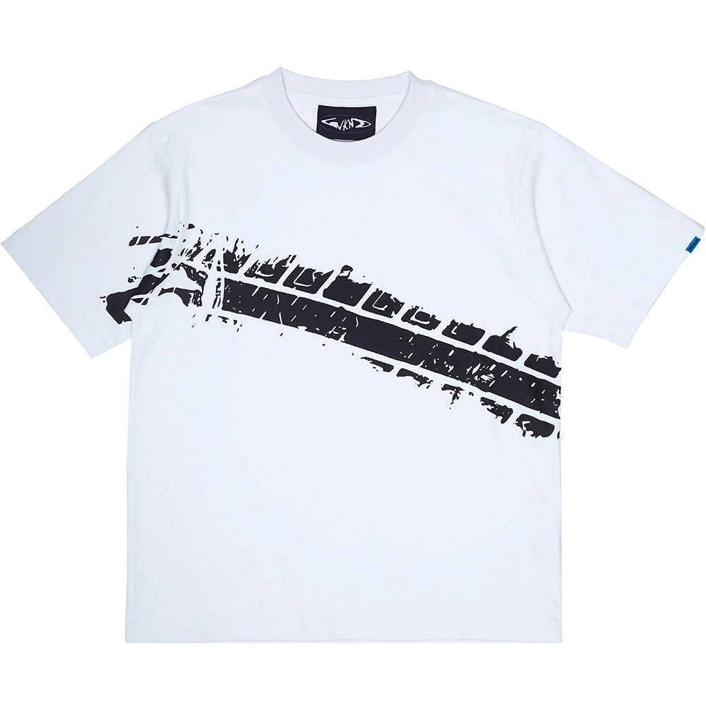 WKND Tire Etch Tee White