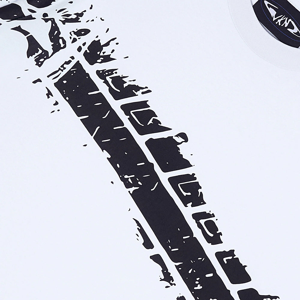 WKND Tire Etch Tee White