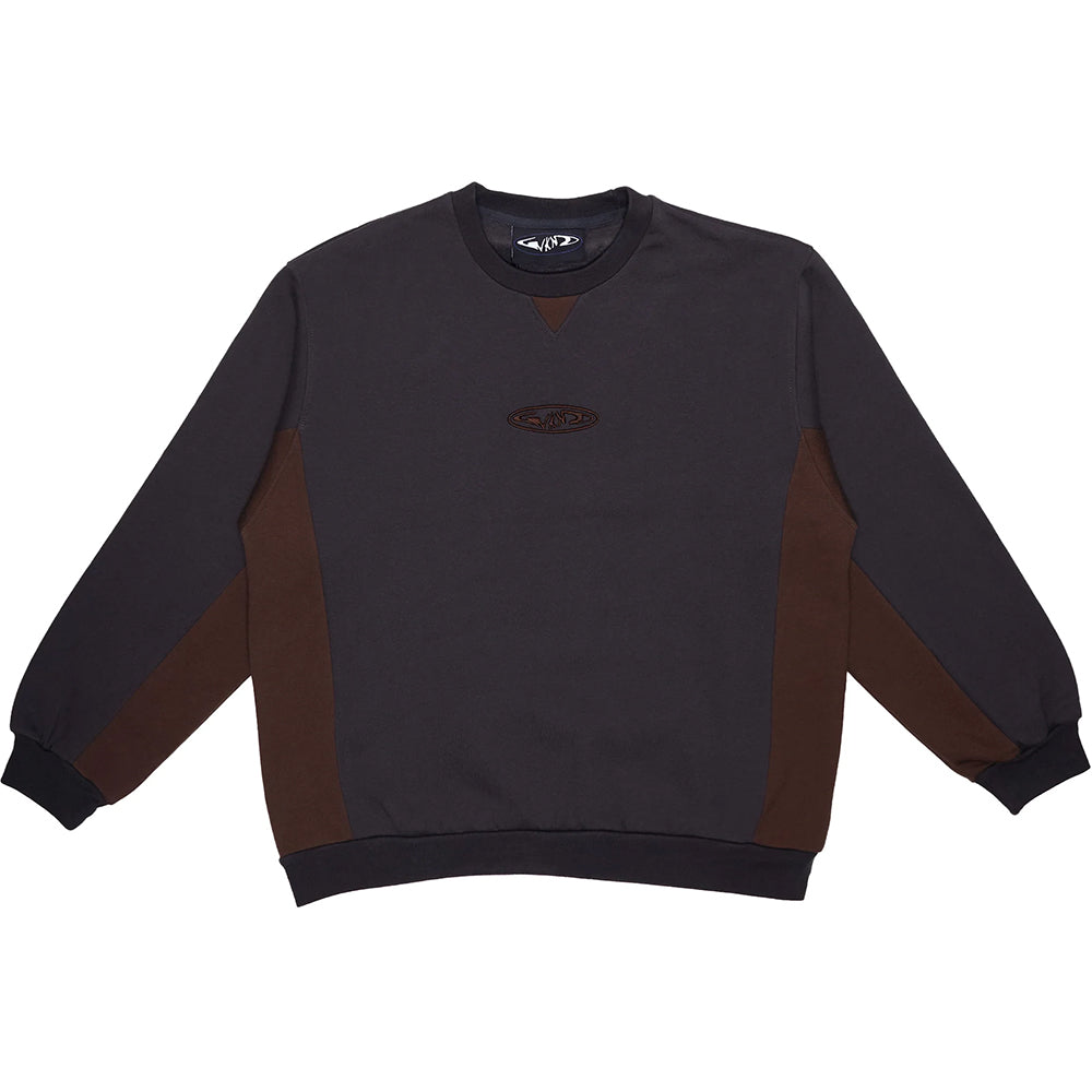 WKND Two Tone Crew Washed Black