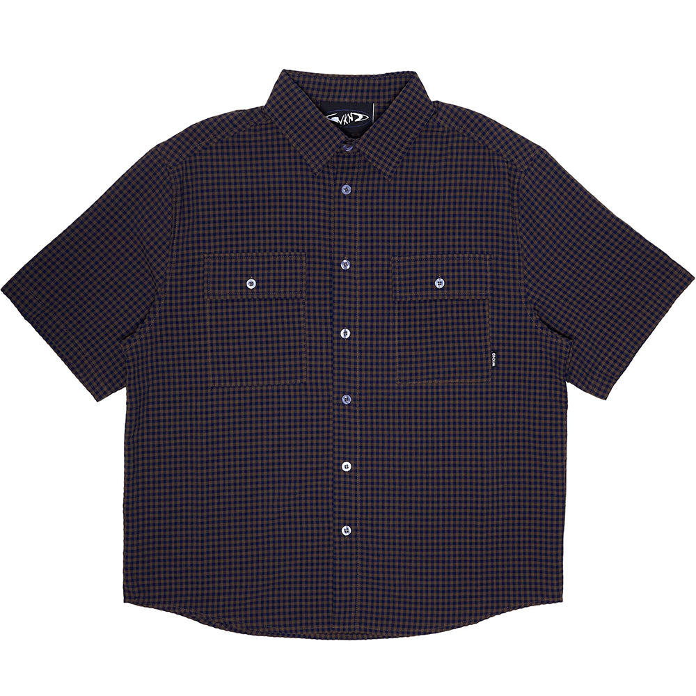 WKND Wilson Shirt Navy/Brown