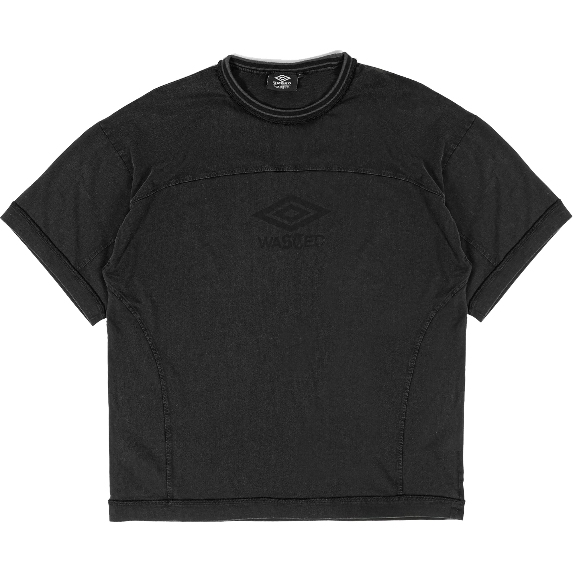Wasted Paris x Umbro Boxy T-Shirt Faded Black