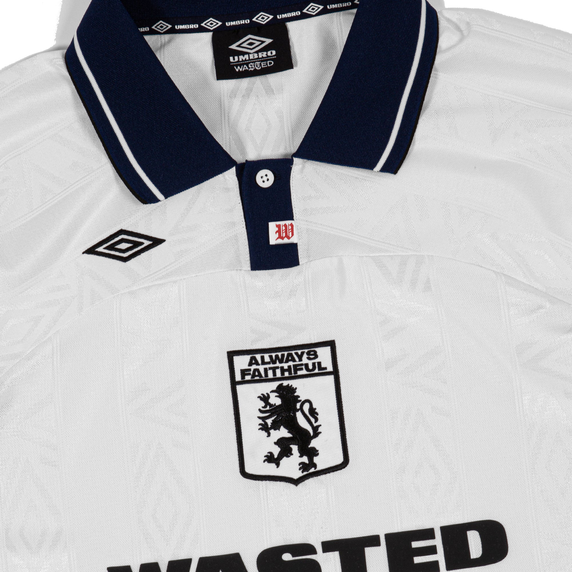 Wasted Paris x Umbro Football Jersey White/Blue