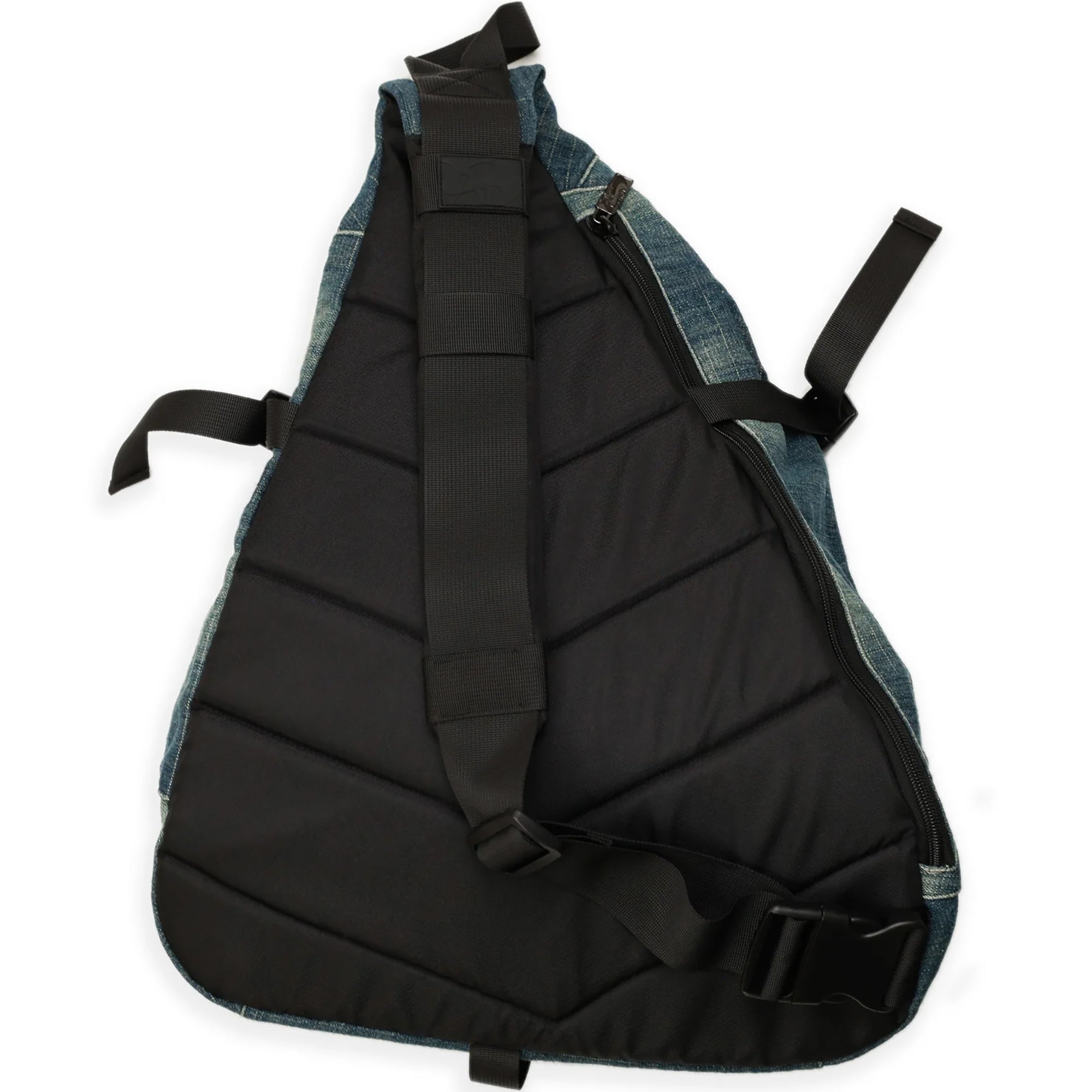 Yardsale Denim Sling Backpack Blue