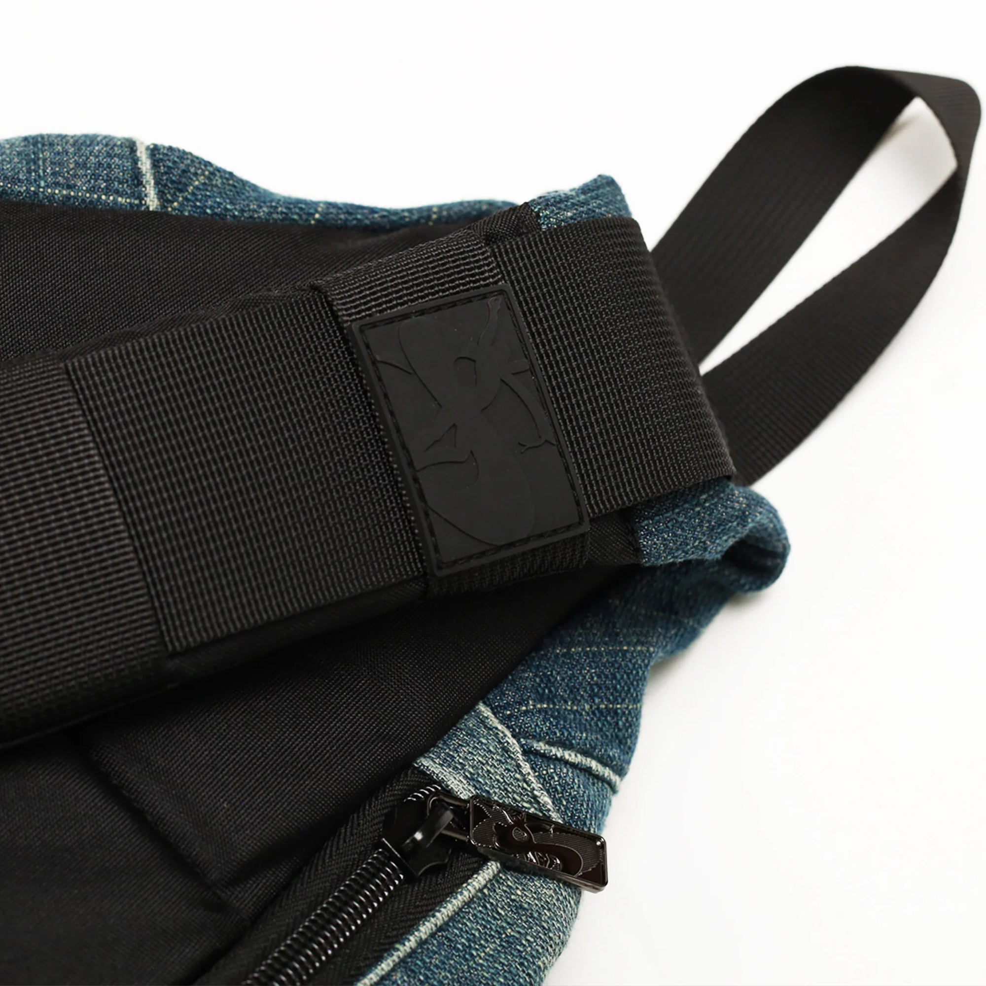 Yardsale Denim Sling Backpack Blue