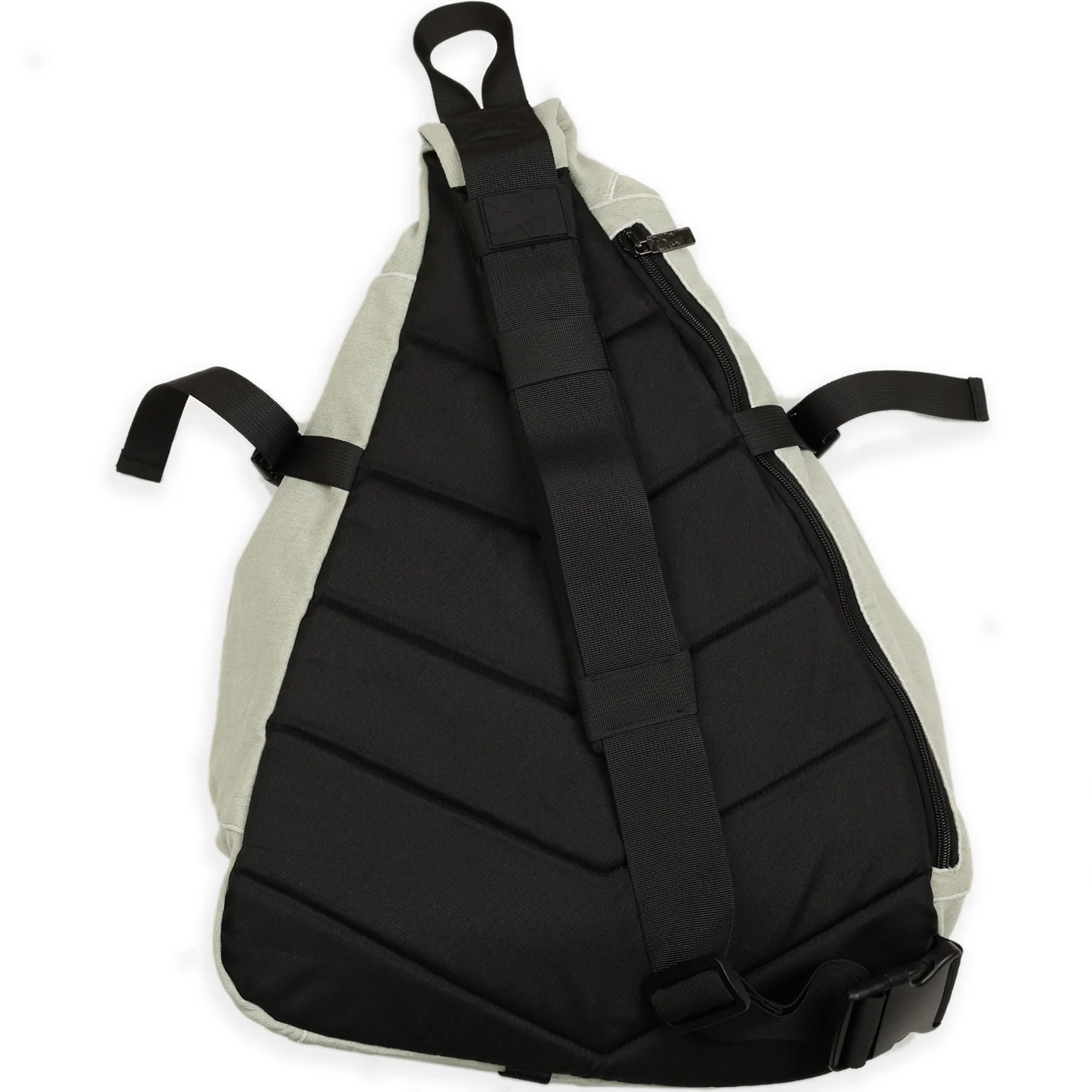 Yardsale Denim Sling Backpack White