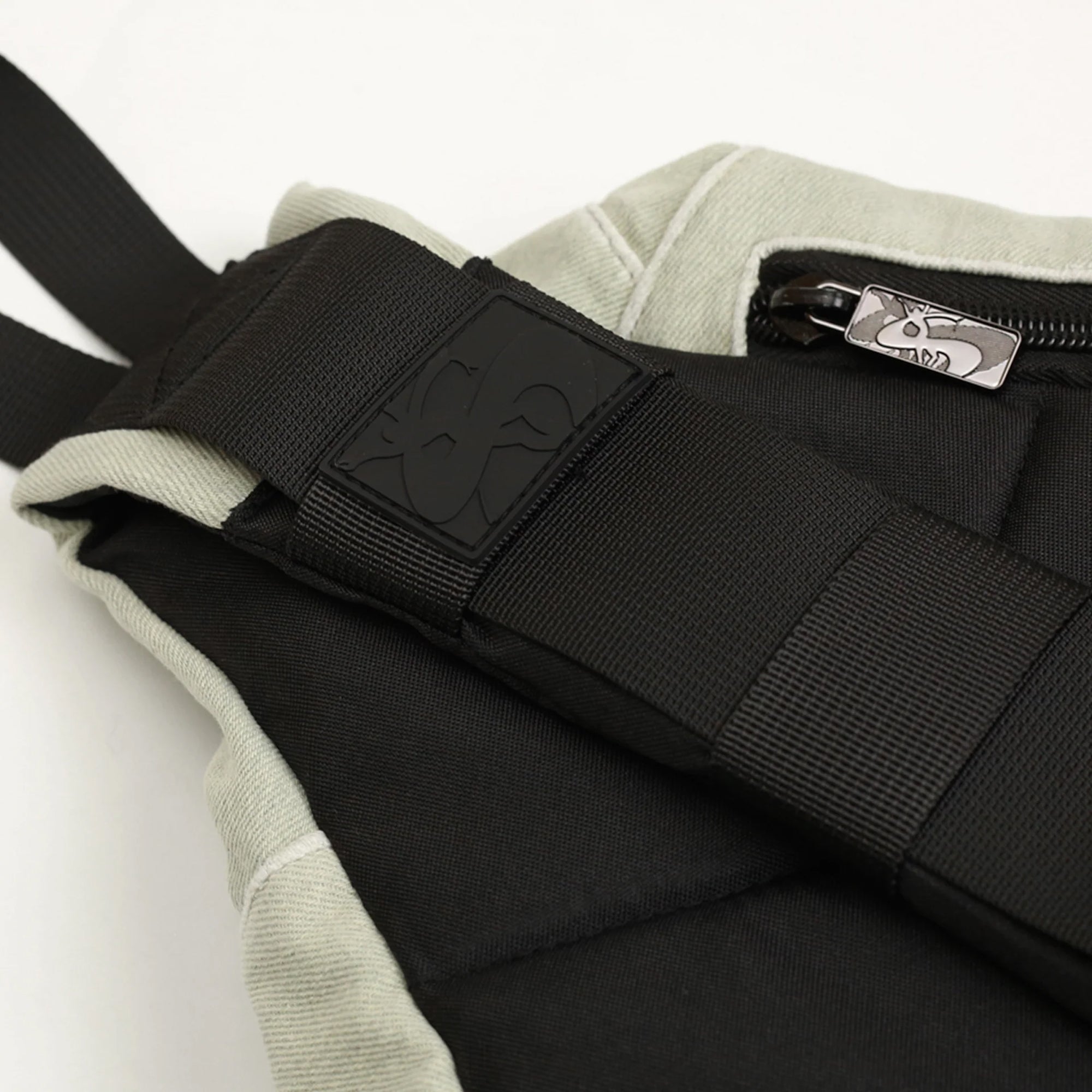 Yardsale Denim Sling Backpack White