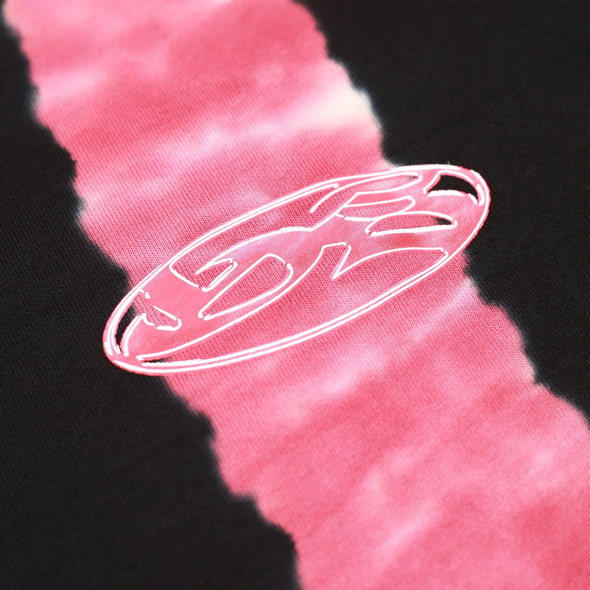 Yardsale Flower Tie Dye T-Shirt Black