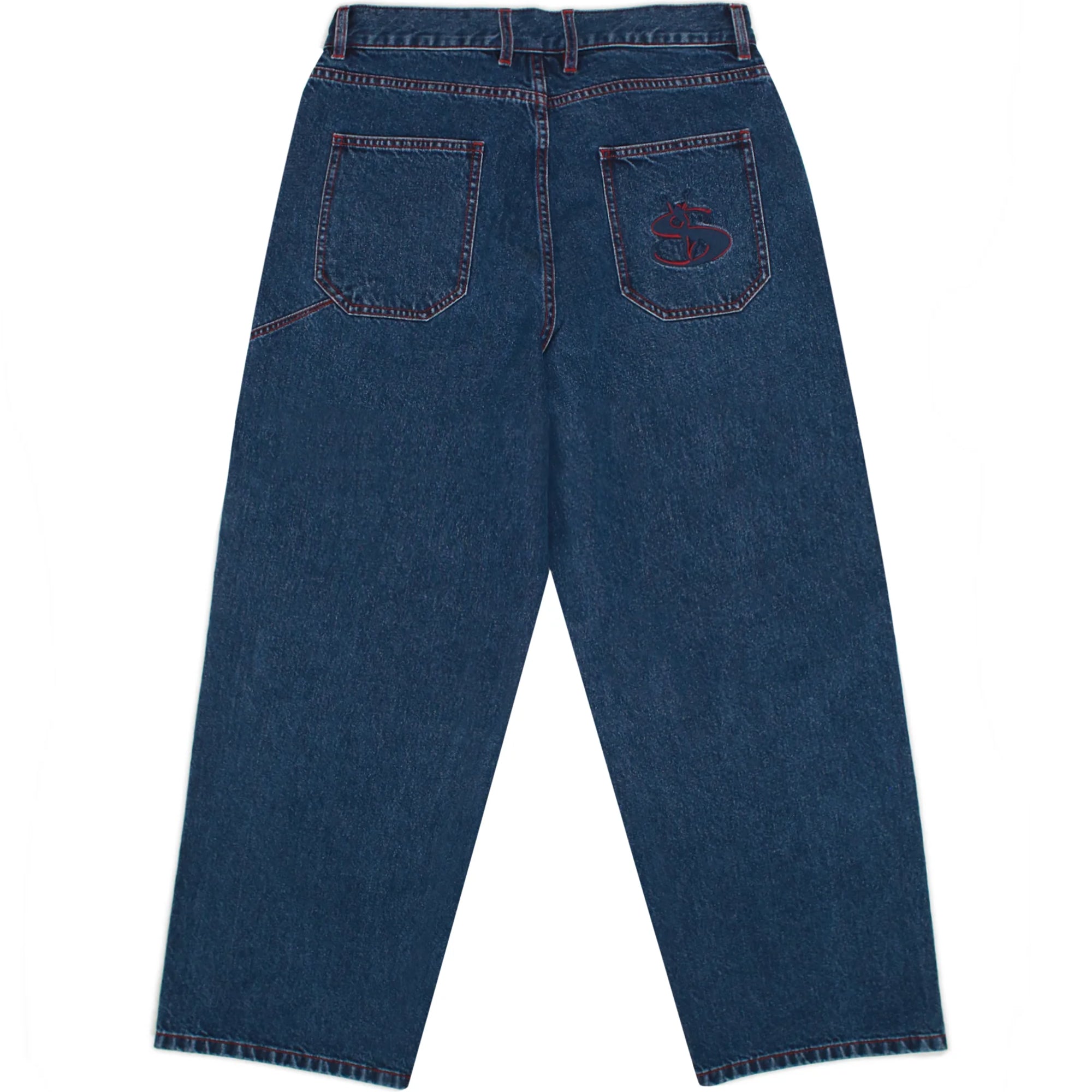Yardsale Phantasy Jeans Denim/Red Stitch