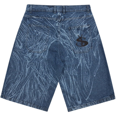 Yardsale Ripper Shorts Denim