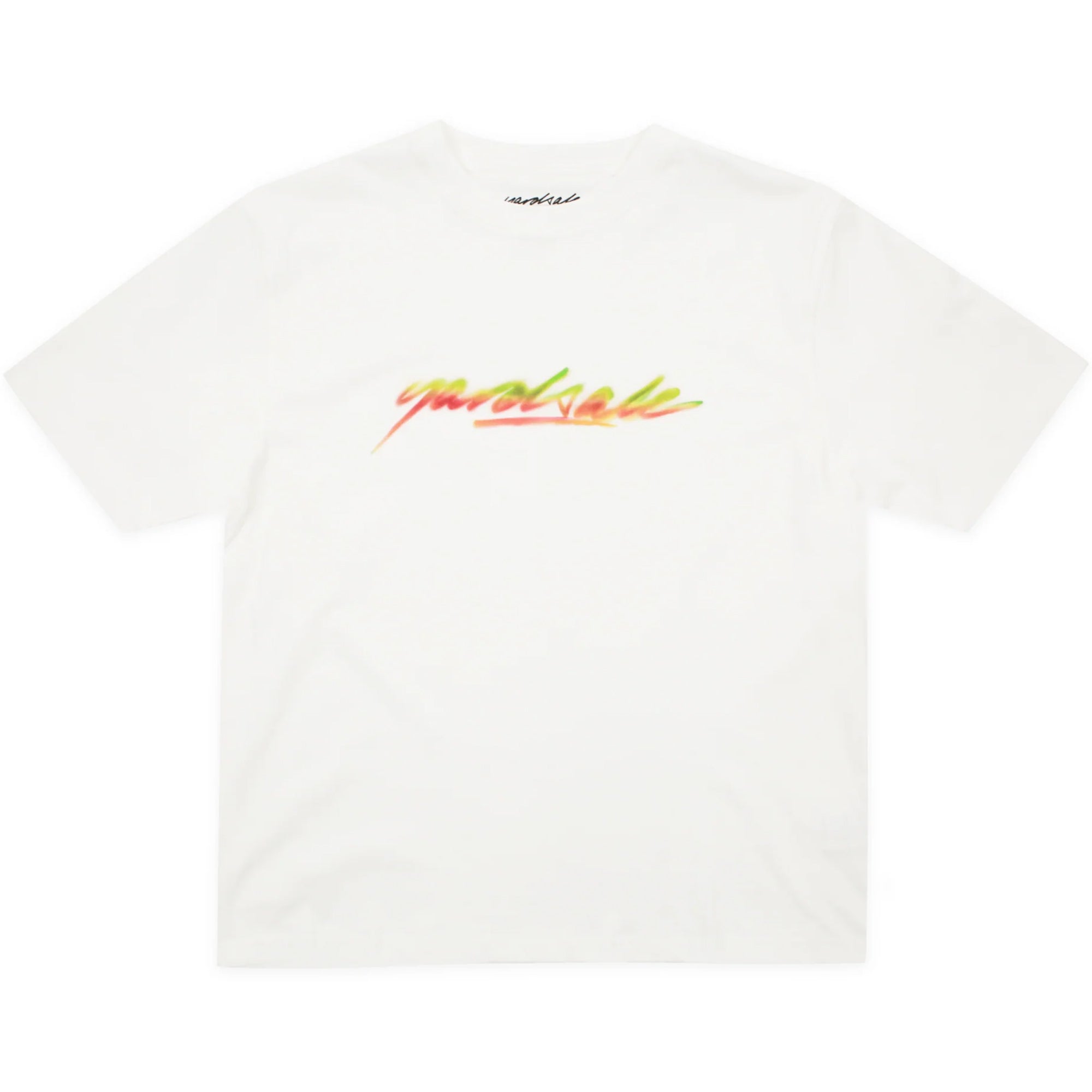 Yardsale Script Spray T-Shirt White