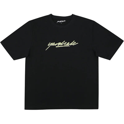 Yardsale Script T Shirt Black