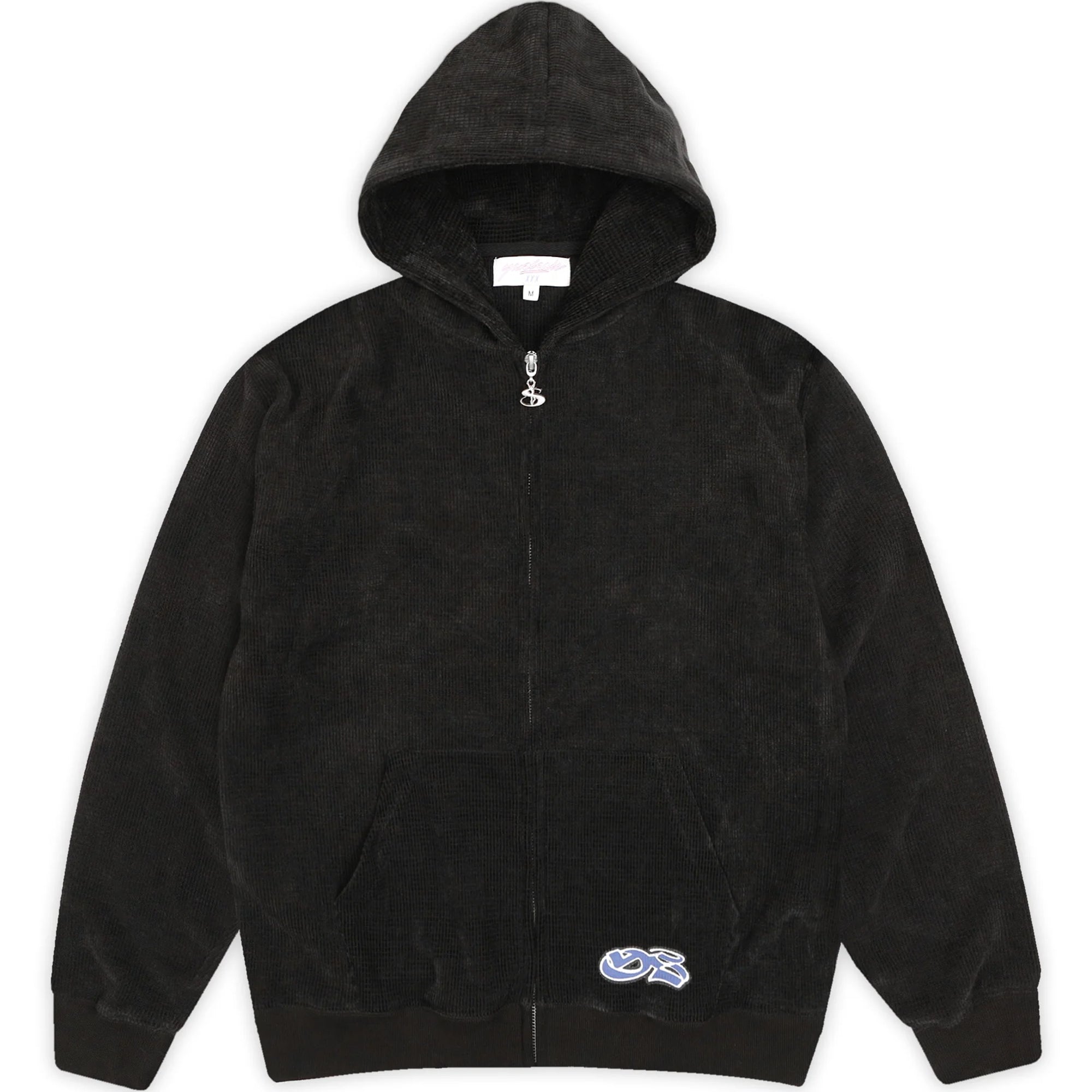 Yardsale Sprayed Waffle Hood Black