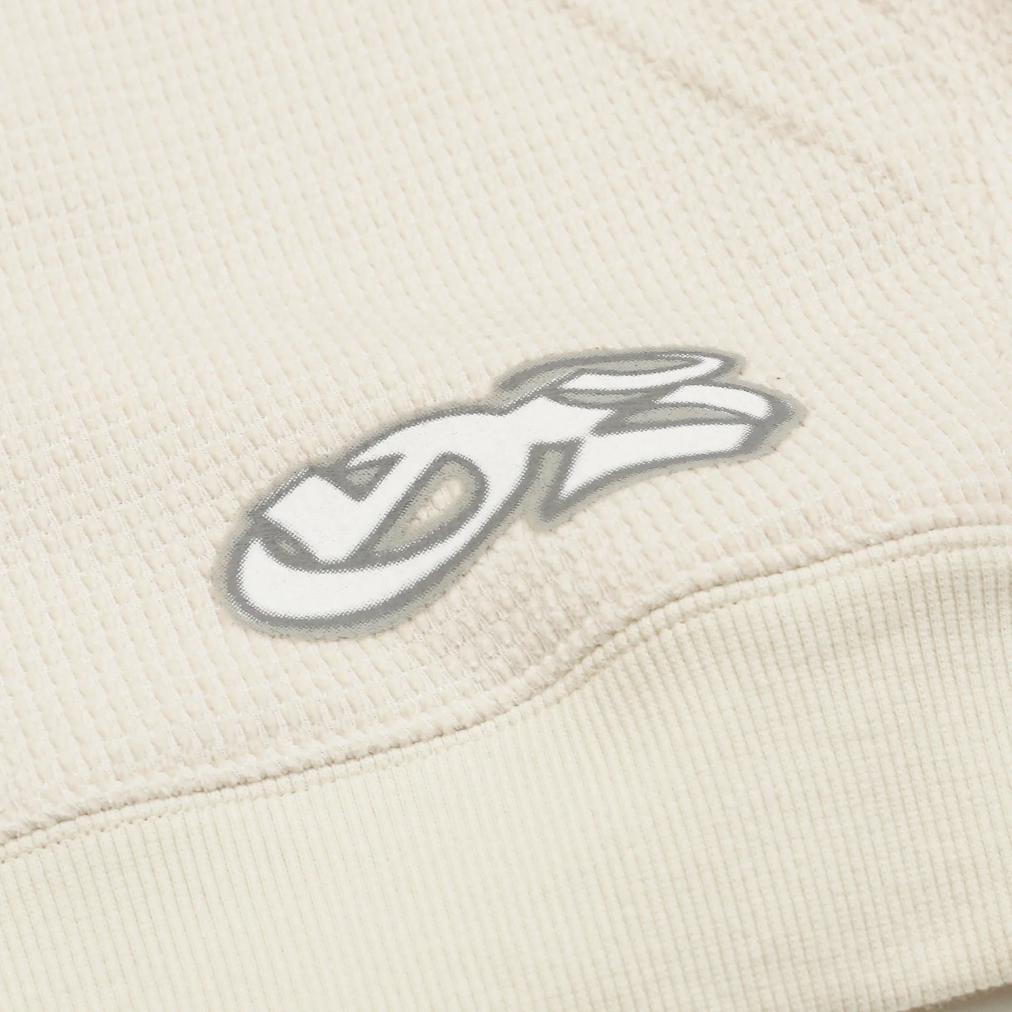 Yardsale Sprayed Waffle Hood Cream