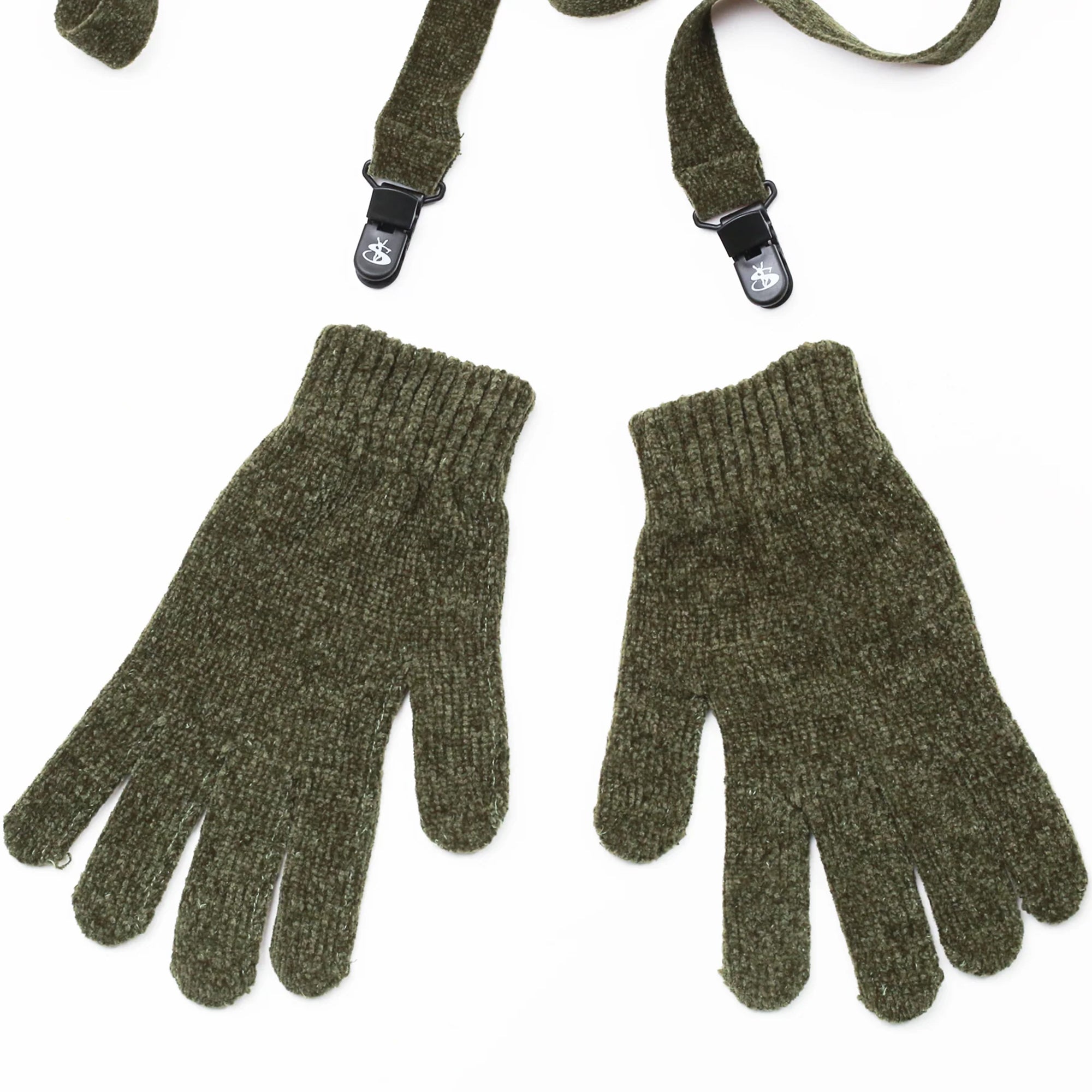 Yardsale Chenille Gloves Green