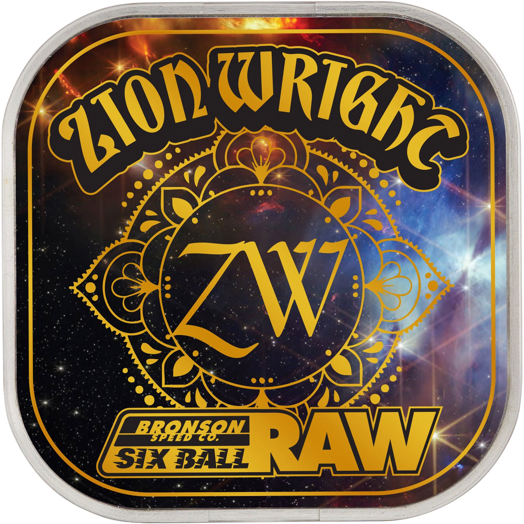 Bronson Speed Co Zion Wright 6-Ball Raw Skateboard Bearings