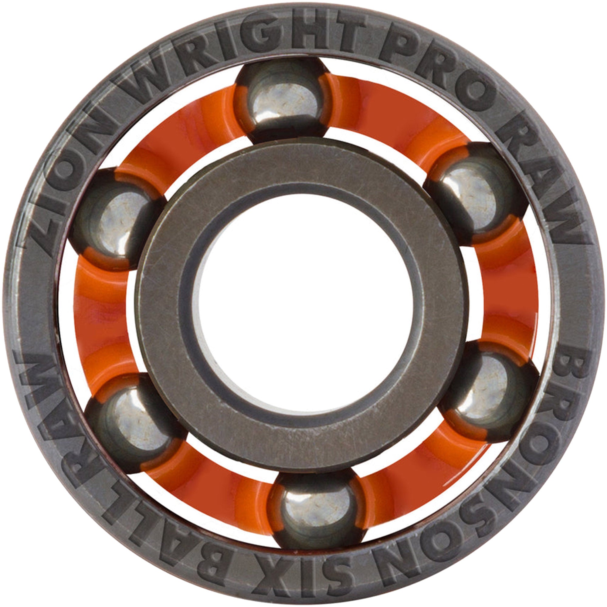 Bronson Speed Co Zion Wright 6-Ball Raw Skateboard Bearings
