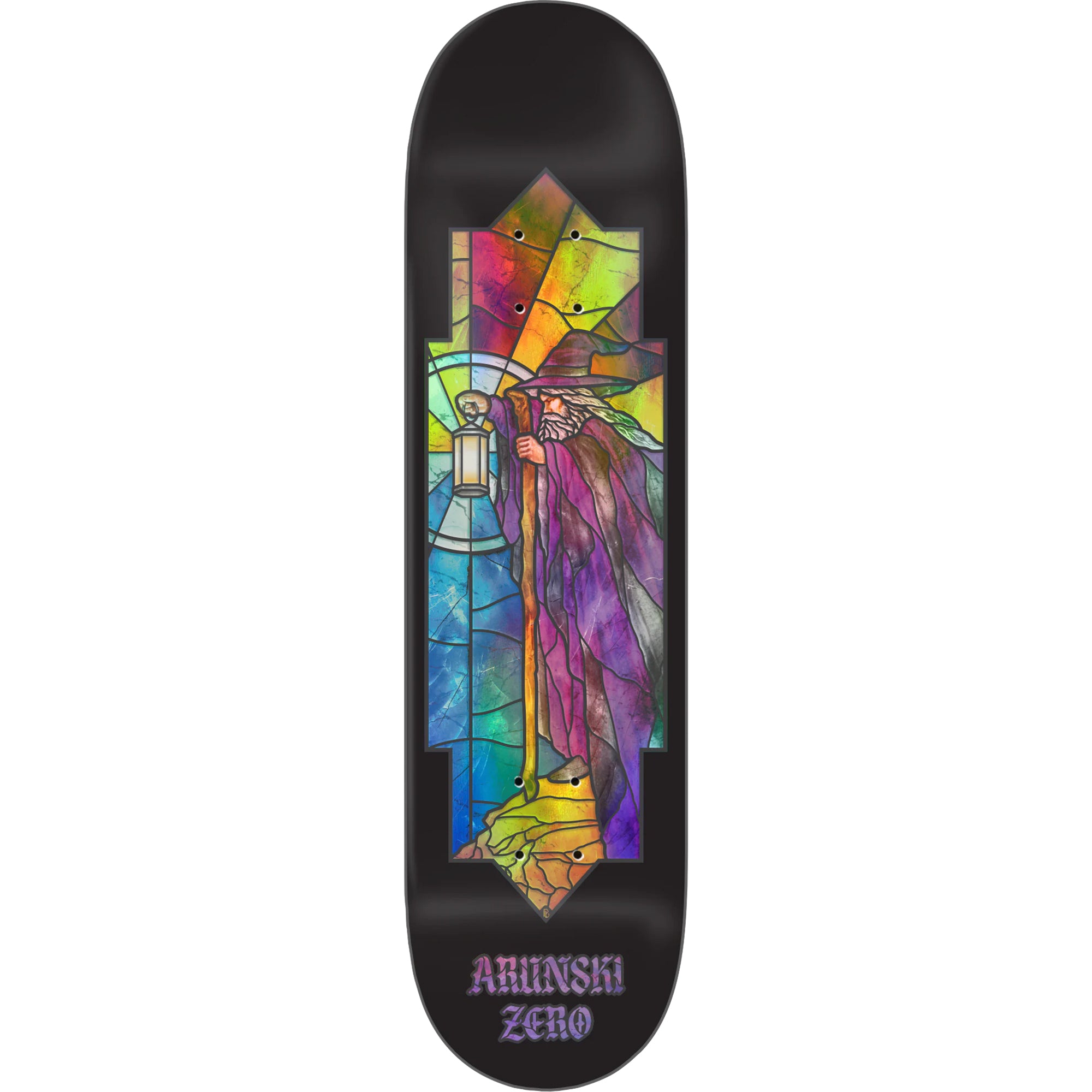 Zero Adam Arunski Stained Glass Skateboard Deck 8.5"