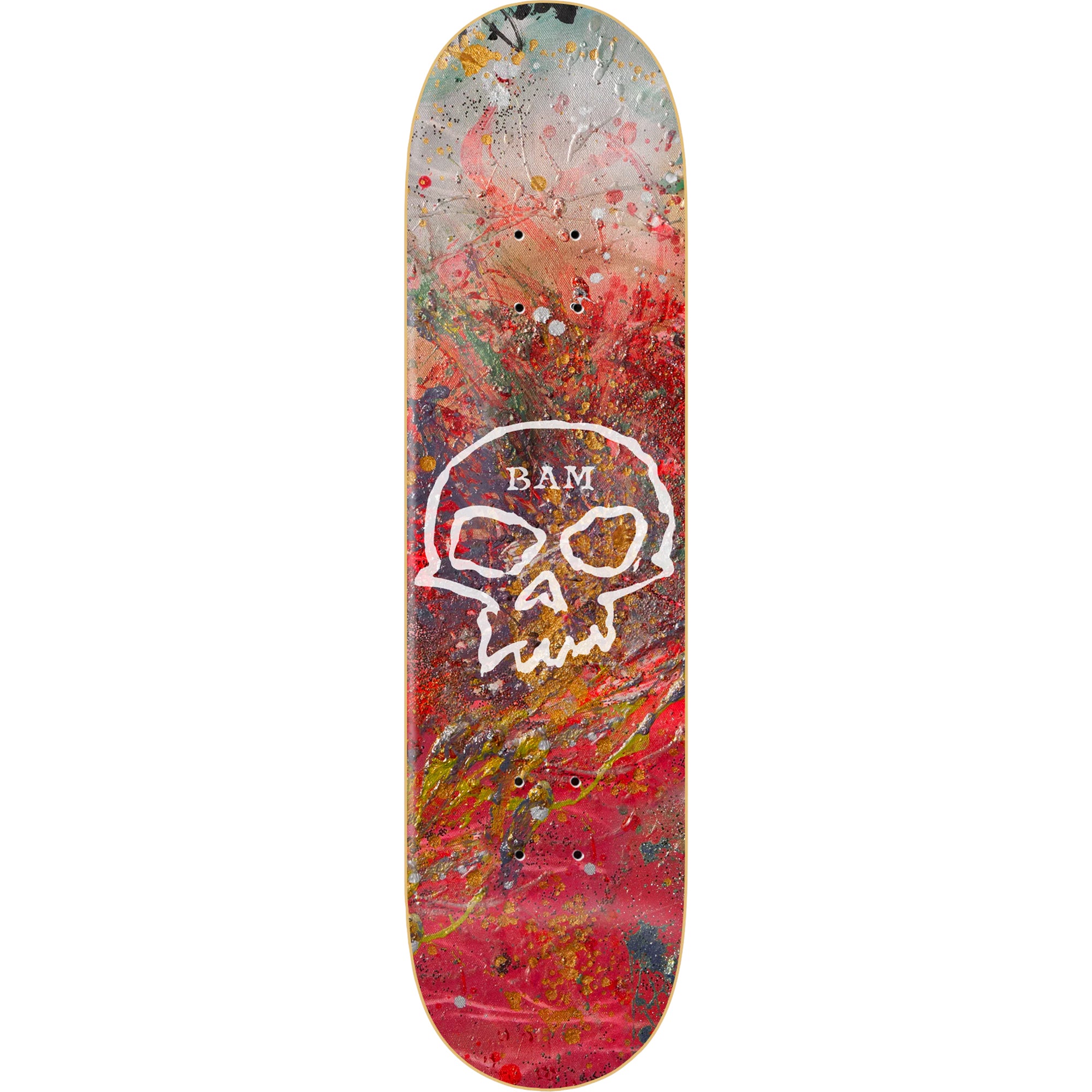 Zero Bam Margera Single Skull Skateboard Deck 8.5"