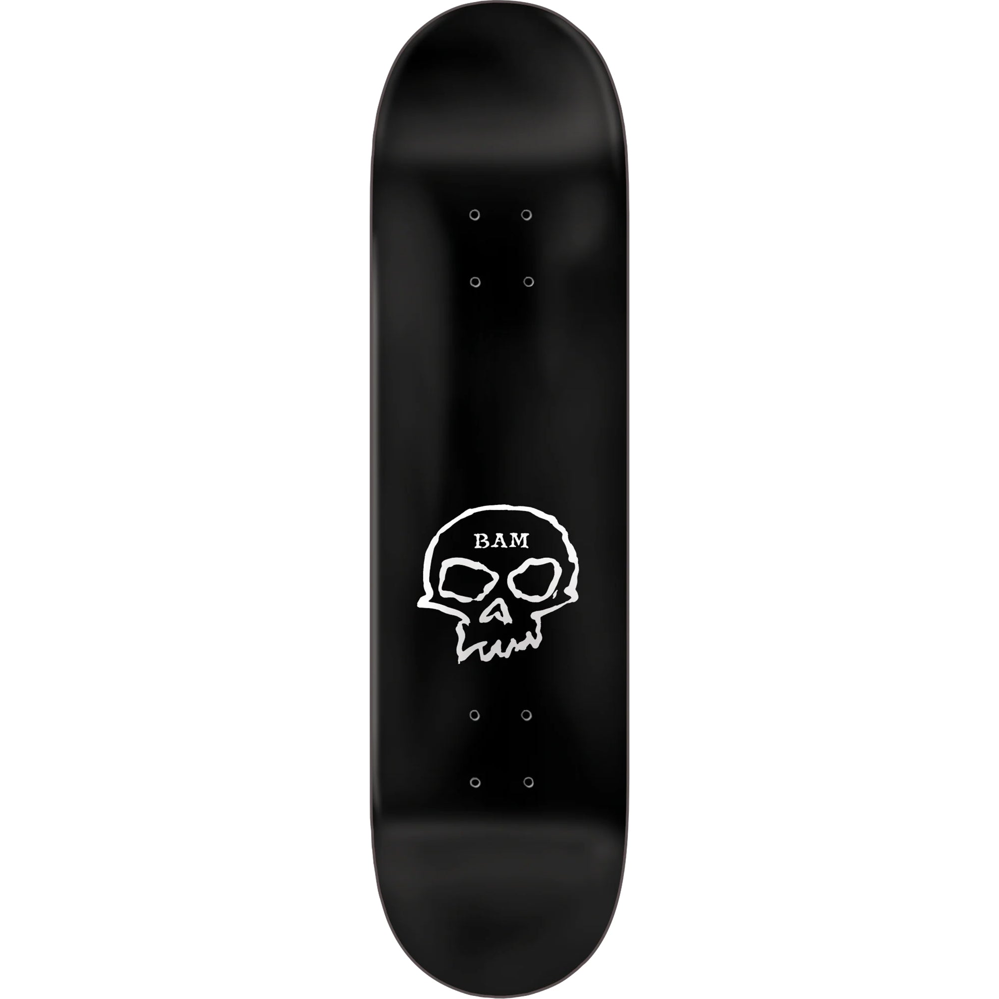 Zero Bam Margera Single Skull Black Skateboard Deck 8.5"