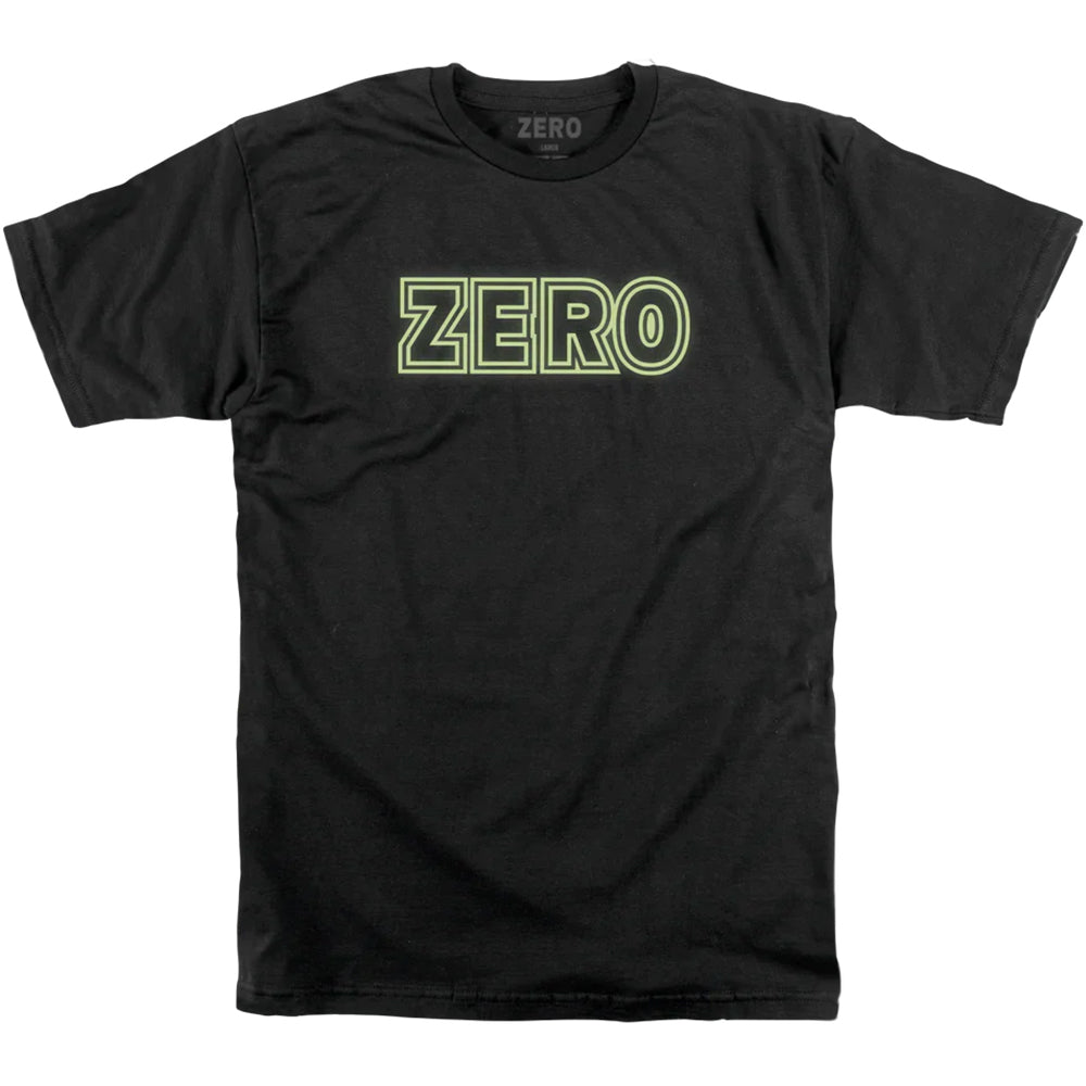 Zero Bold Glow In The Dark Tee Black