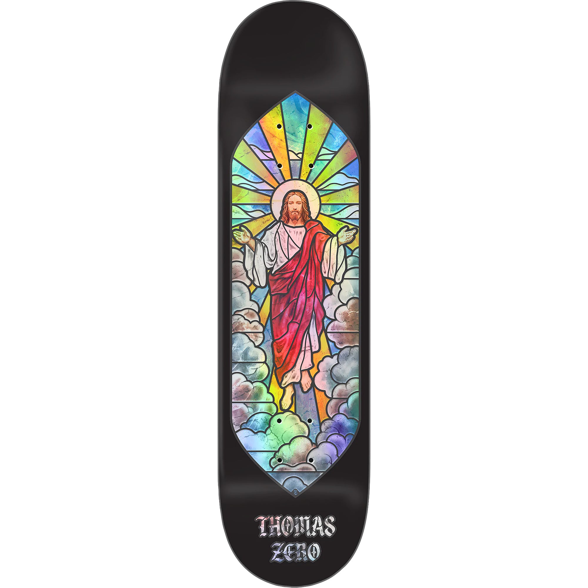 Zero Jamie Thomas Stained Glass Skateboard Deck 8.25"