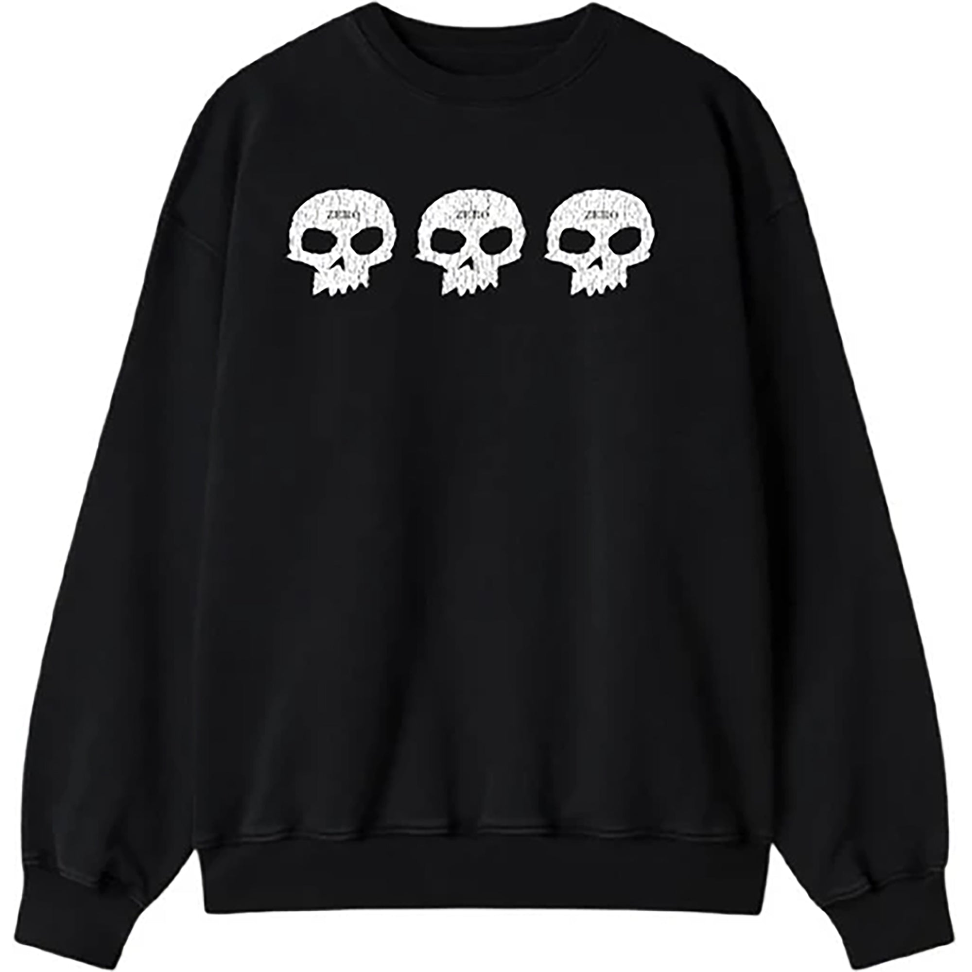 Zero Multiskull Crewneck Sweatshirt Black