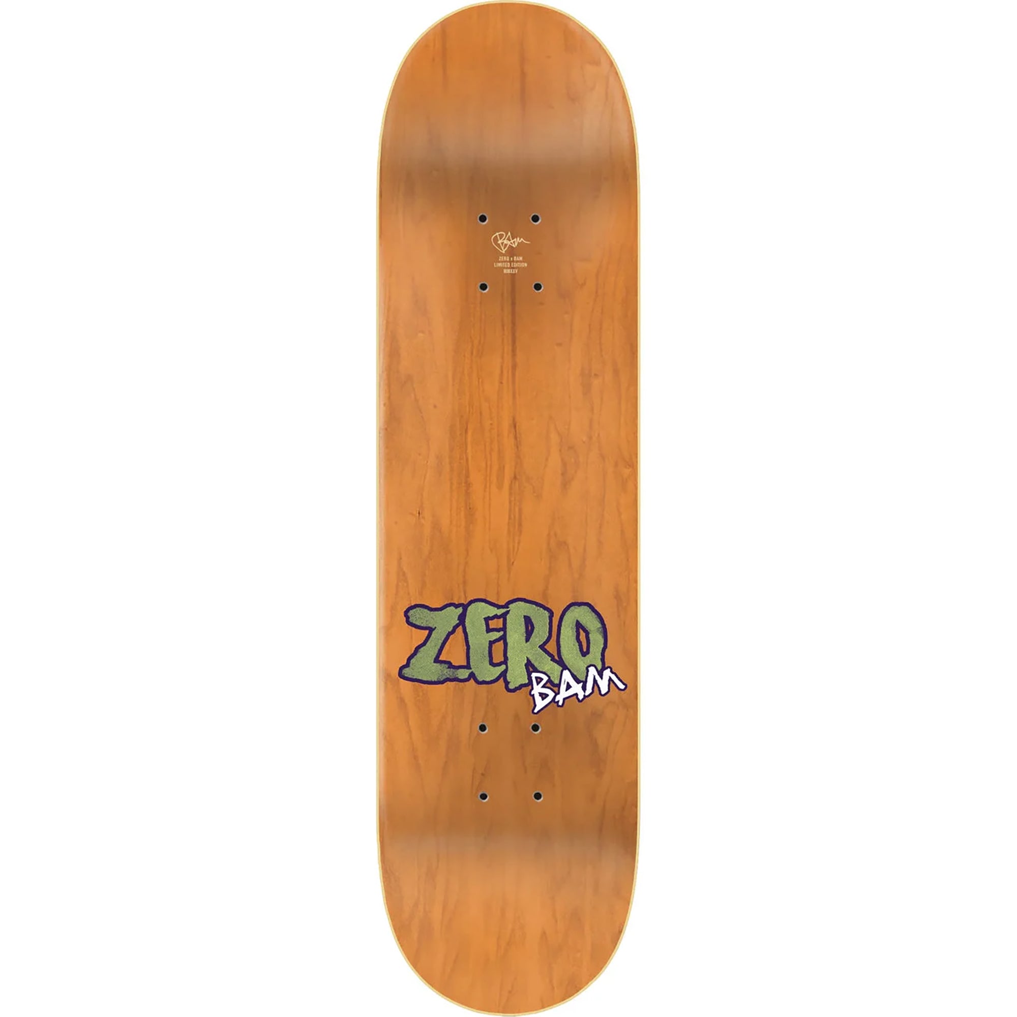 Zero Bam Margera Music Man Skateboard Deck 8.5"