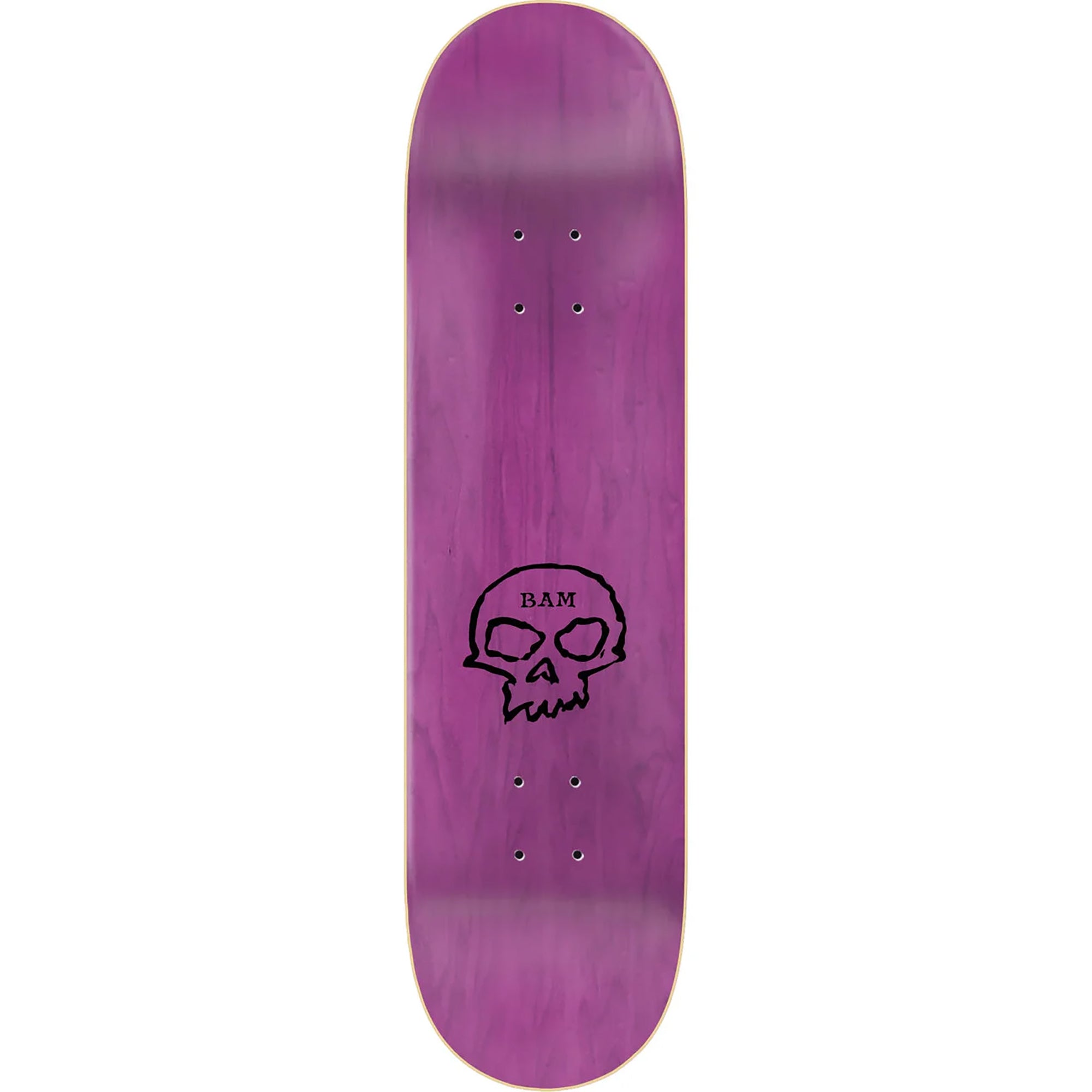 Zero Bam Margera Single Skull Skateboard Deck 8.5"