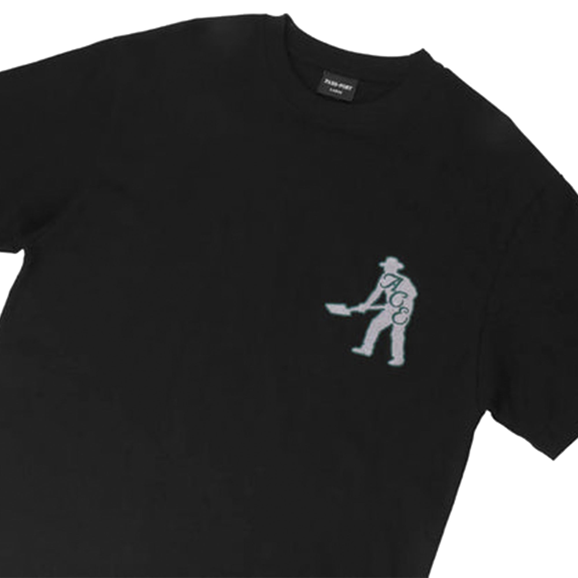 Ace x Pass~Port & Spade Embroidered T Shirt Black