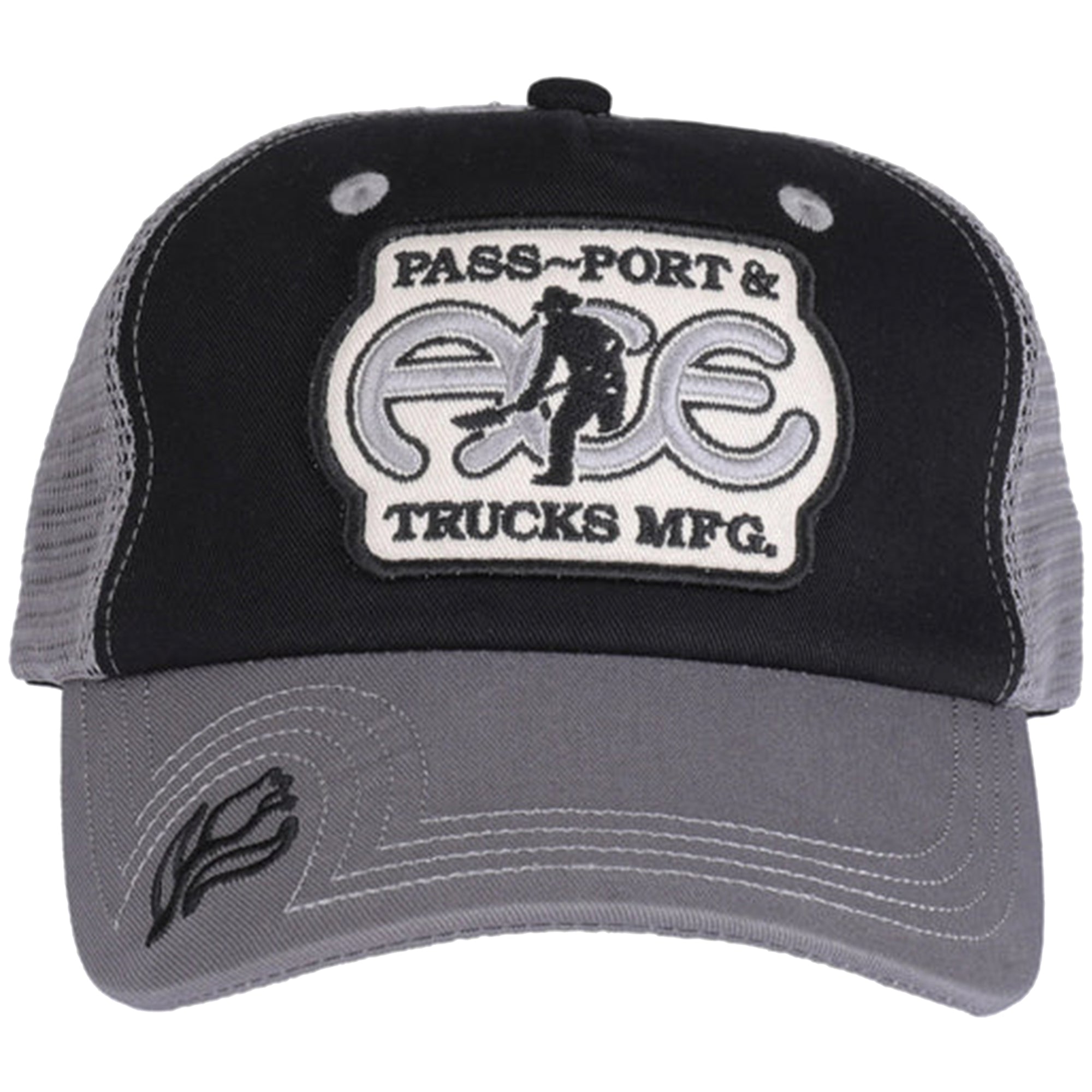 Ace x Pass~Port Packers Trucker Cap Black/Steel