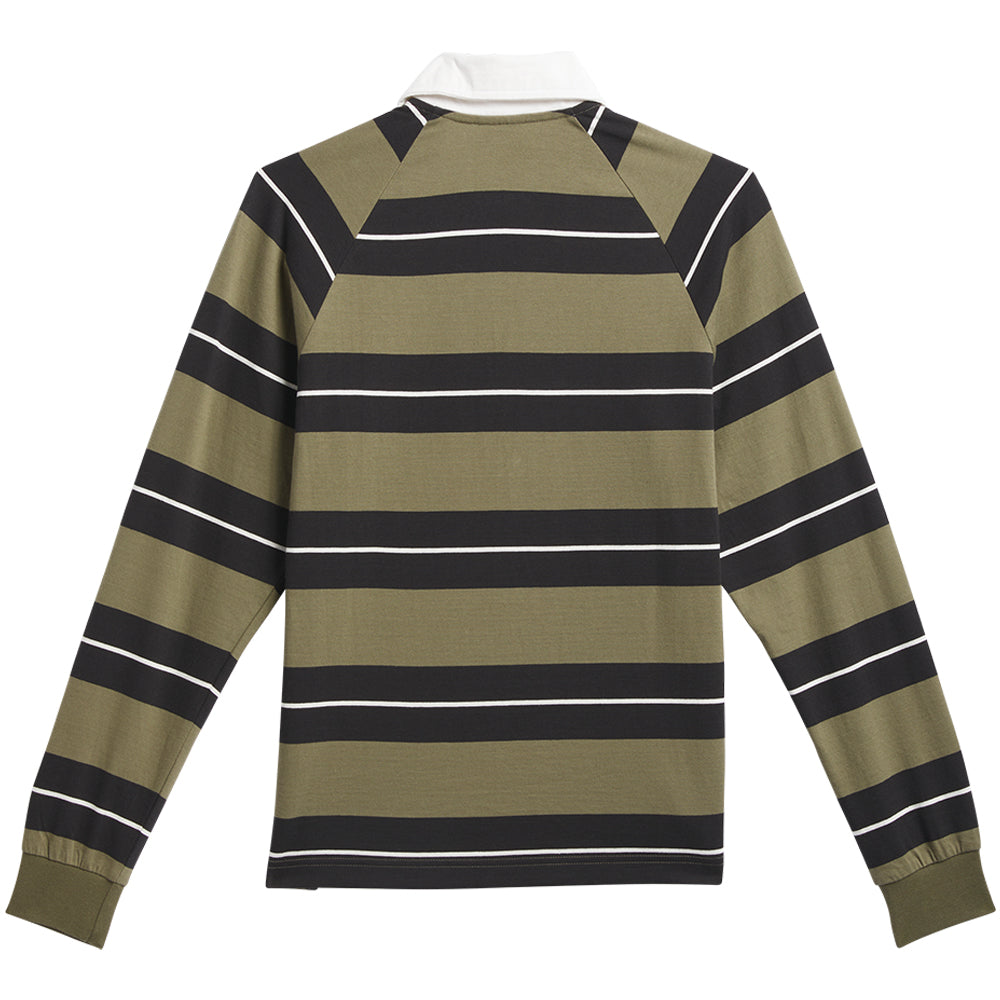 adidas Shmoo CS Rugby Shirt Olive Strata/Black/Core White