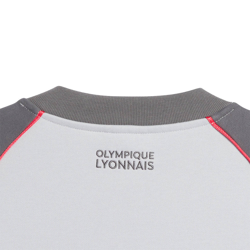 adidas Wall Street x Olympique Lyonnais Crewneck Sweatshirt Light Solid Grey/Grey Five