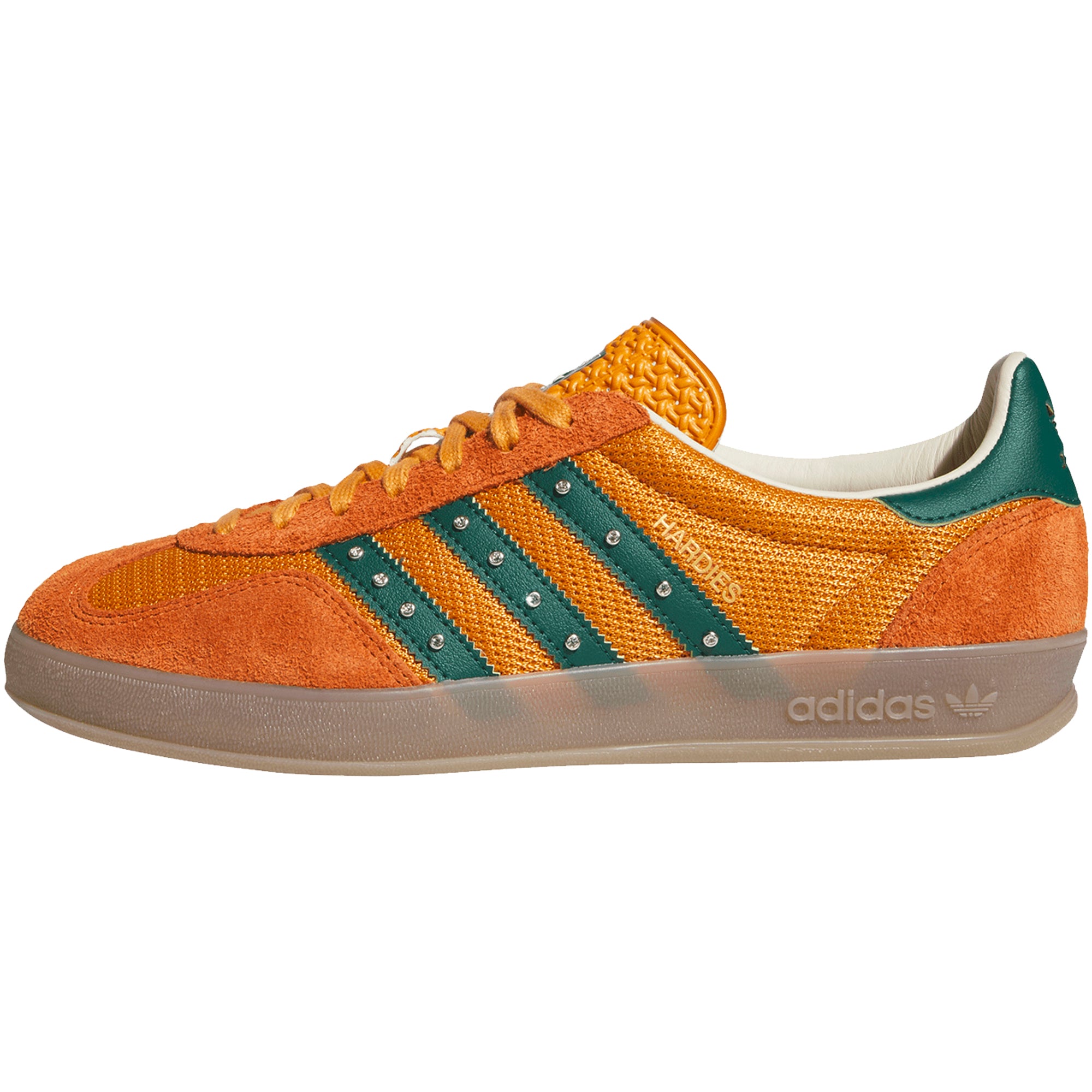 Adidas x Hardies Gazelle Indoor Shoes Rustic Orange/Collegiate Green