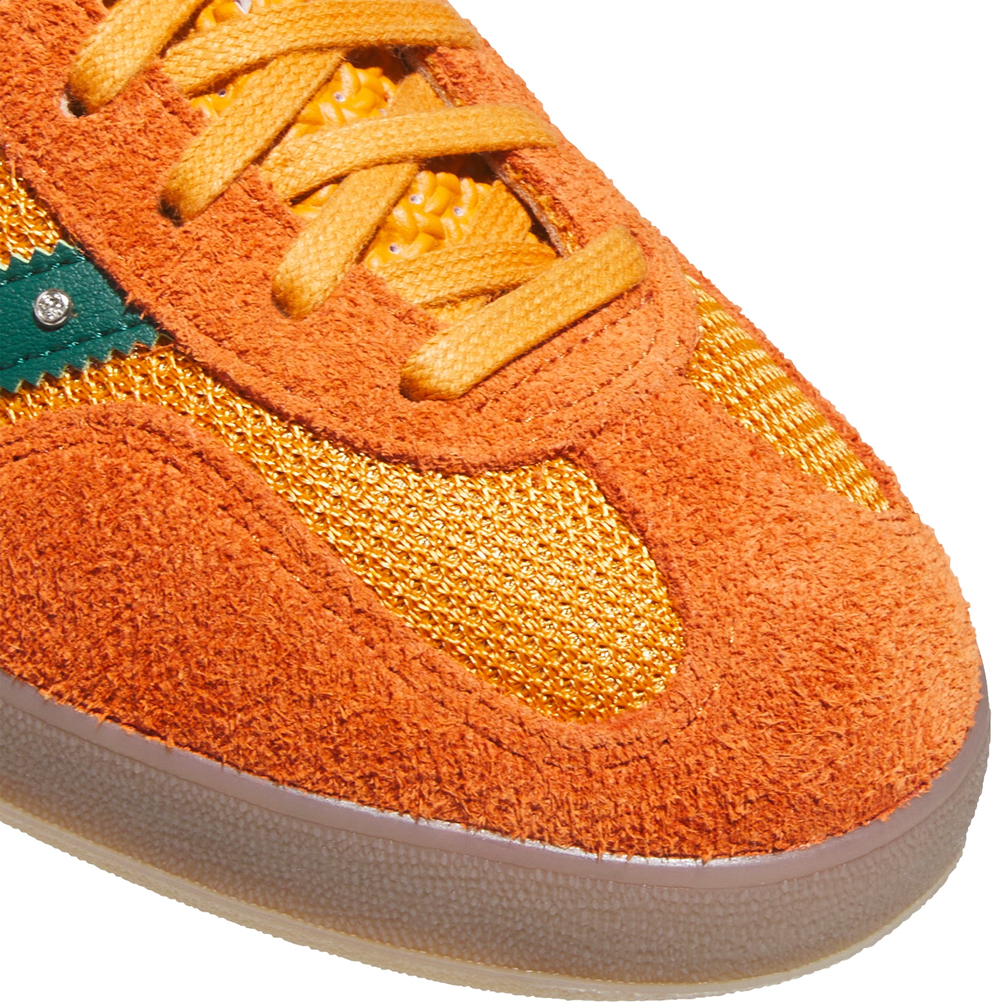 Adidas x Hardies Gazelle Indoor Shoes Rustic Orange/Collegiate Green