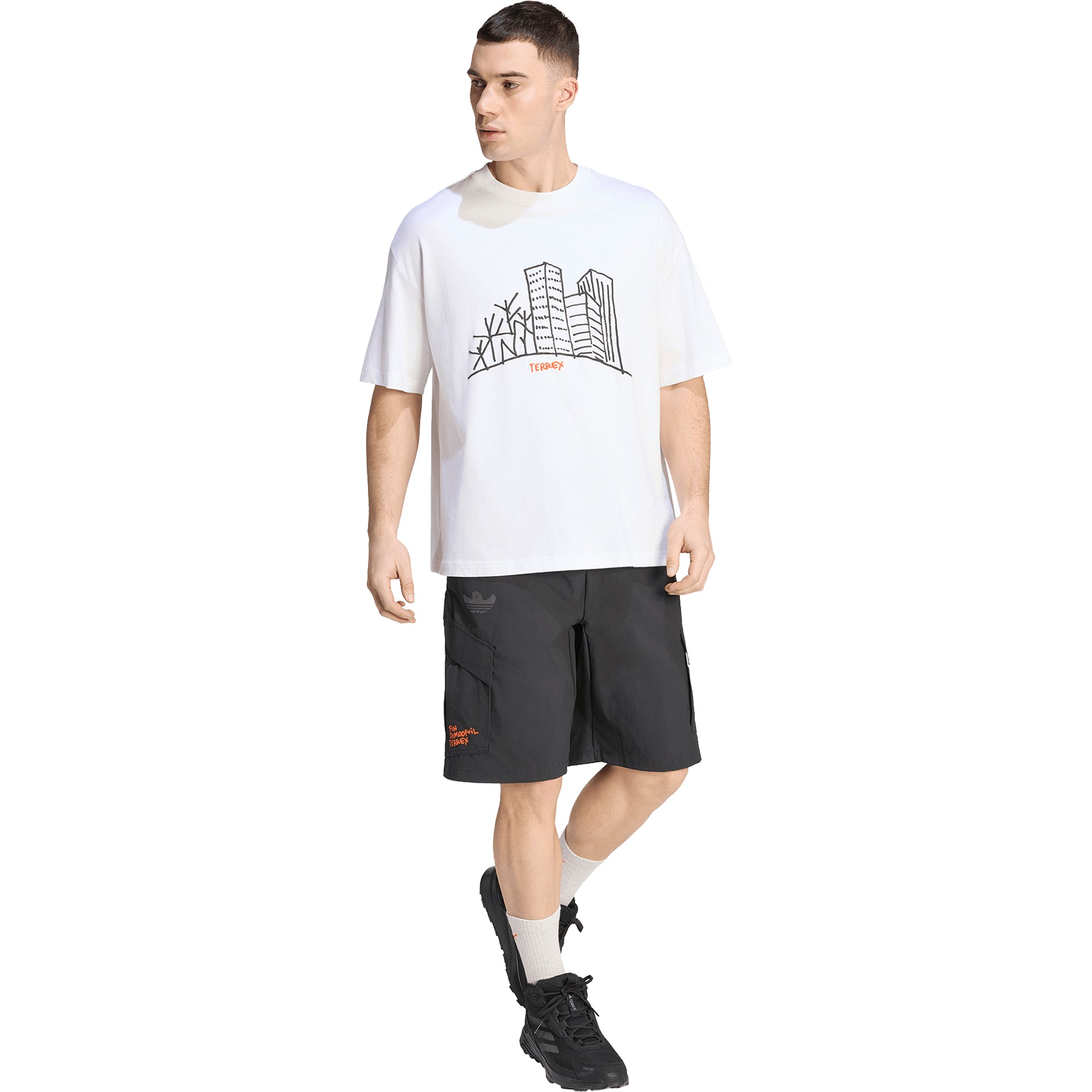 adidas Terrex Shmoofoil Xploric Graphic Tee White