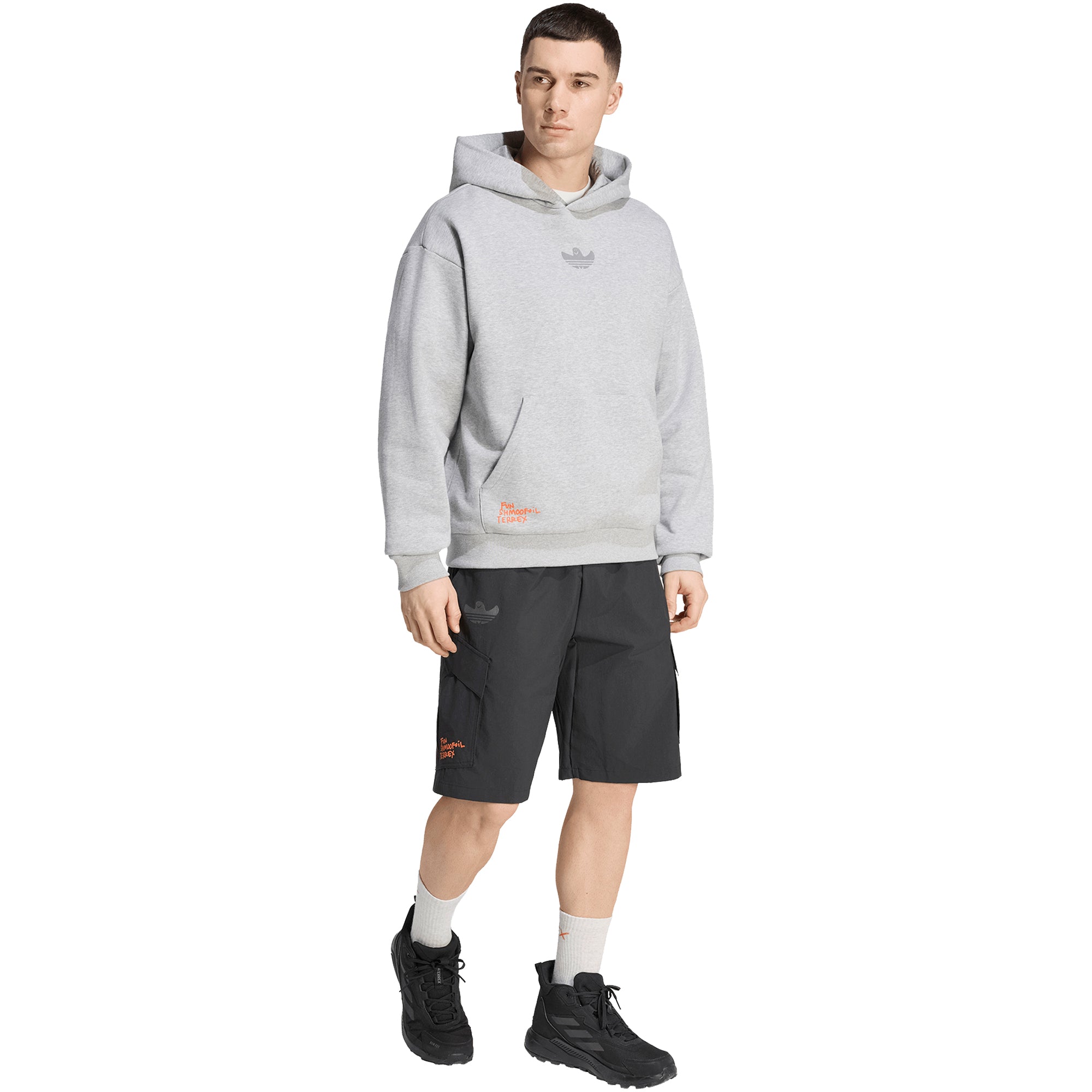 adidas Terrex Shmoofoil Xploric Hoodie Medium Grey Heather