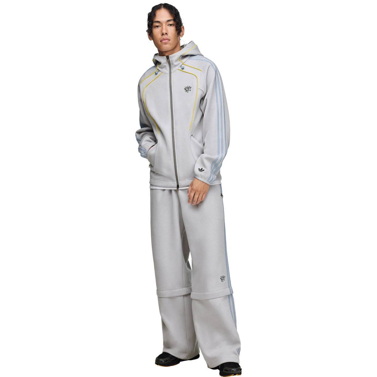 Adidas X Always Do What You Should Do Spacer Teamgeist Full Zip Hoodie Grey/Light Solid Grey